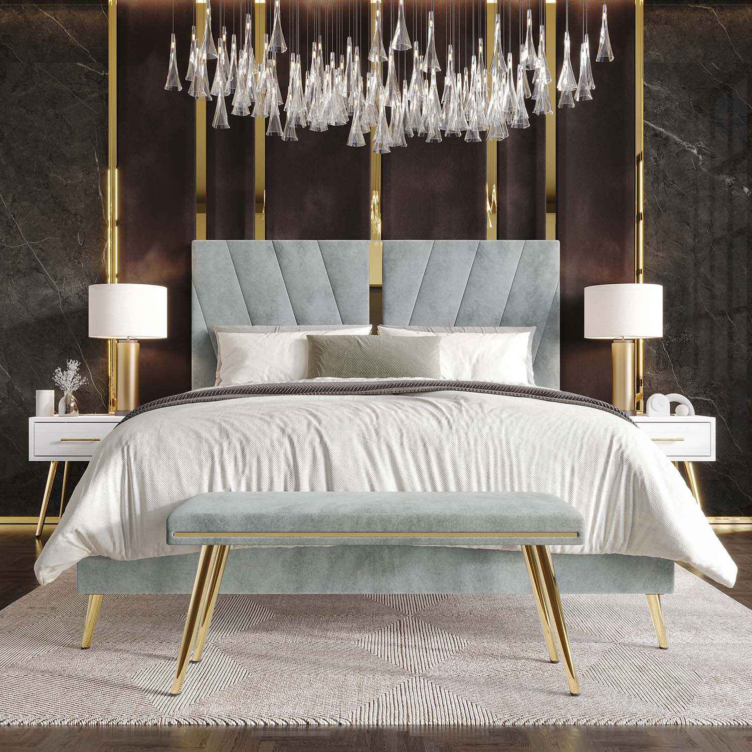 CasePiece C8508FUB-SGY-VV-4X beds - View #2