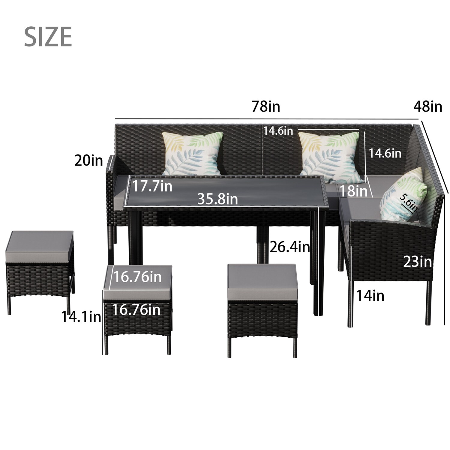 GZMR GZ-A0001SF27 Patio-Conversation-Sets - View #6