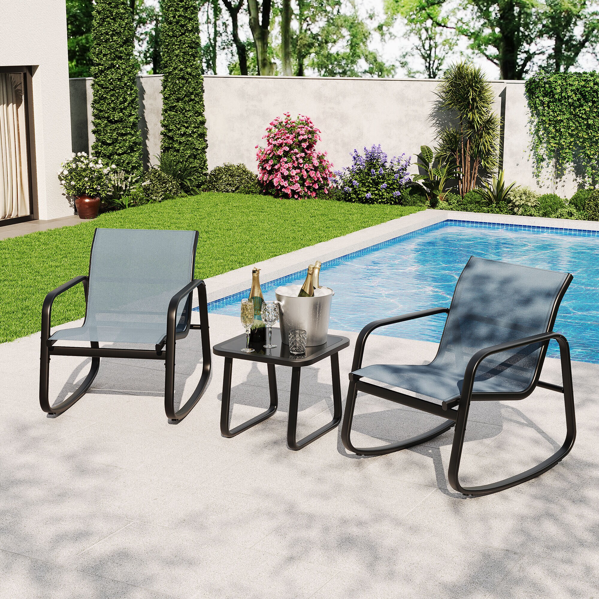 Garvee XICJF6GB6WTEPYV28CEF Patio-Dining-Sets - View #6