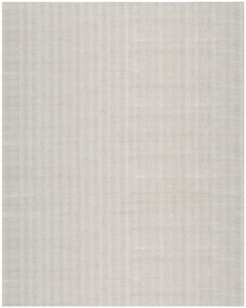Safavieh MRB721A-8 Marbella Christiane 8 x 10 (ft) Loomed Synthetic Silver Rectangular Indoor Chevron Area rug