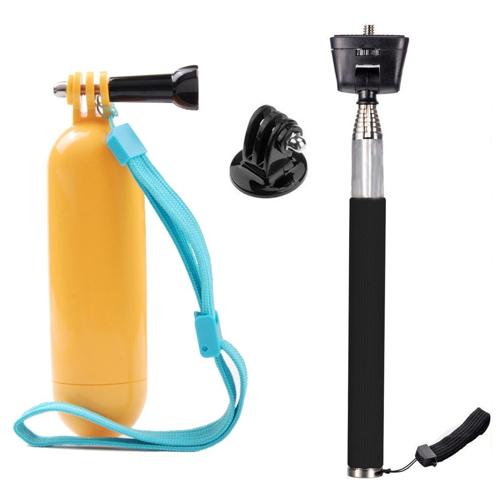 Etokfoks  Camera Selfie Stick and Floating Handle Grip Action Camera Accessory Kit Compatible with GoPro Hero AKASO DJI Osmo Insta360 and