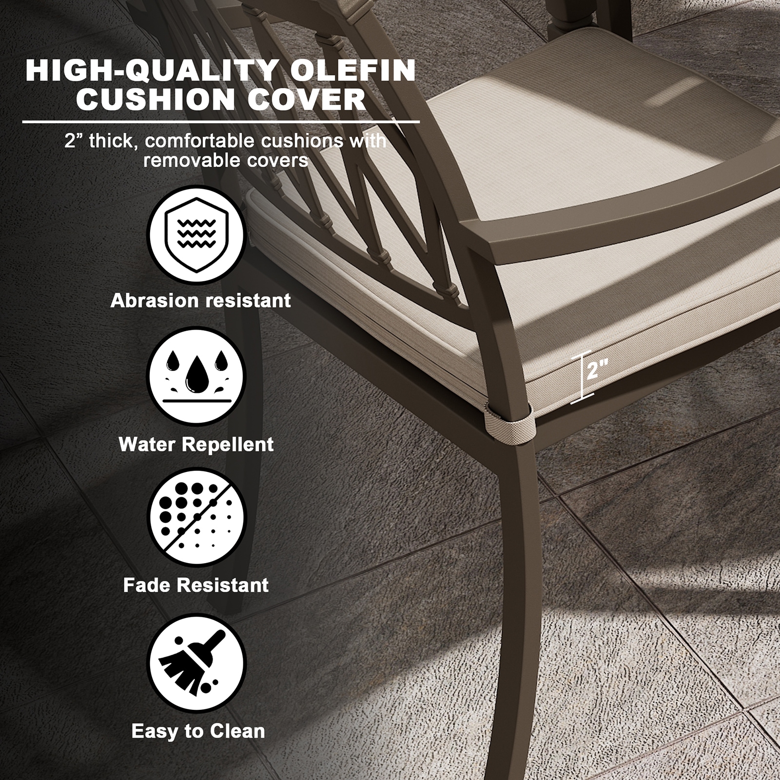 Mondawe MO-LD721-BE Patio-Chairs - View #10