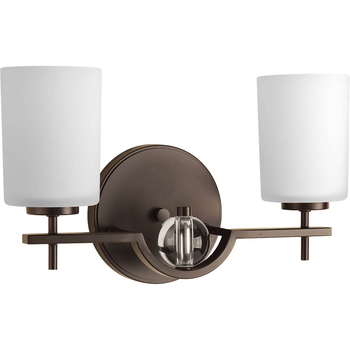 Progress Lighting P2047-20 Compass 2-Light Antique Bronze Transitional Vanity Light