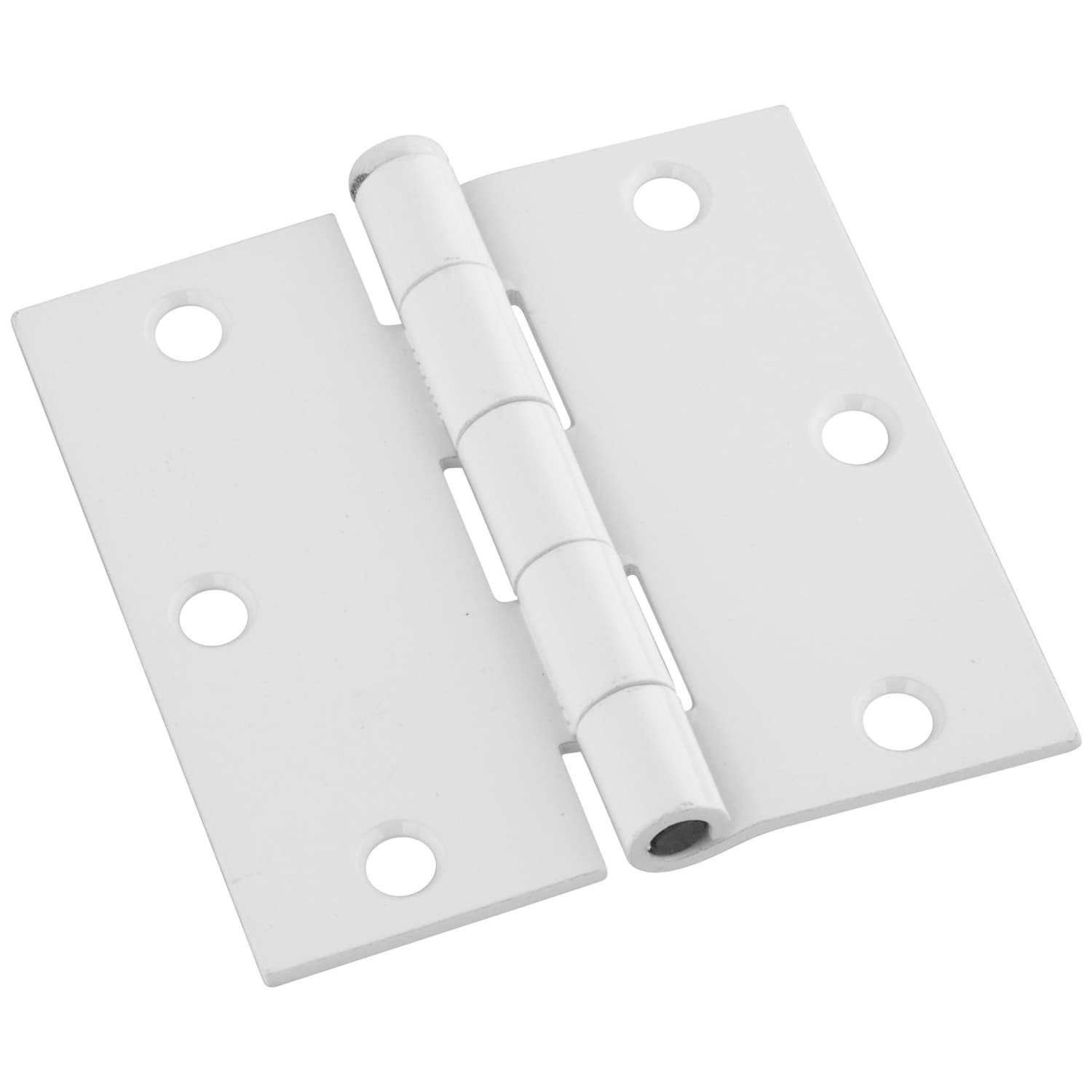National Hardware National Hardware 3 1/2 in. L White Door Hinge 3 pk #N830335