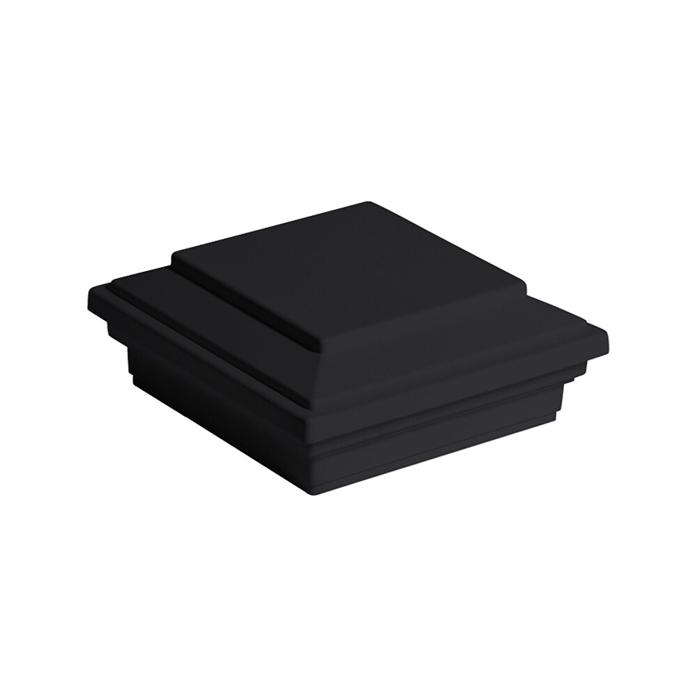 Trex 890005 4-in x 4-in Charcoal Black Composite Deck Post Cap