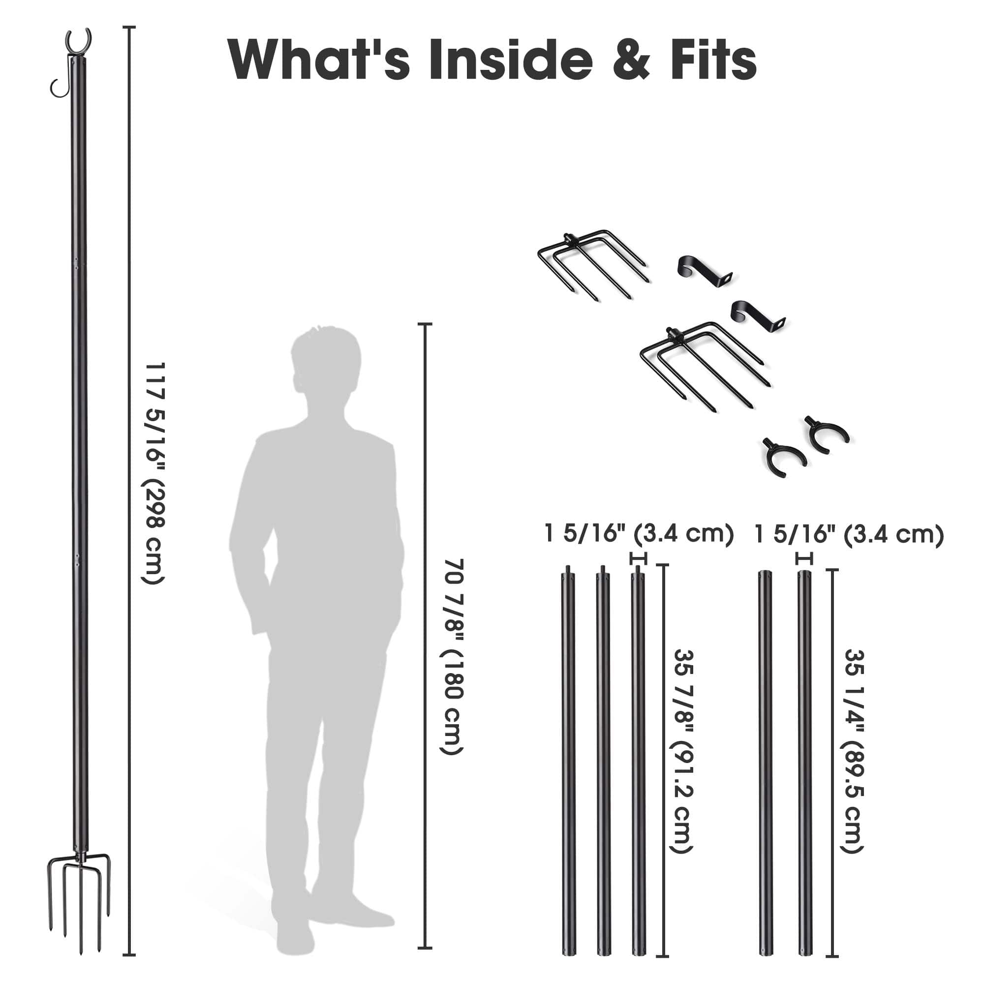 Yescom 07SSP004-LAM-POLE-LO Landscape-Lighting-Stakes - View #8