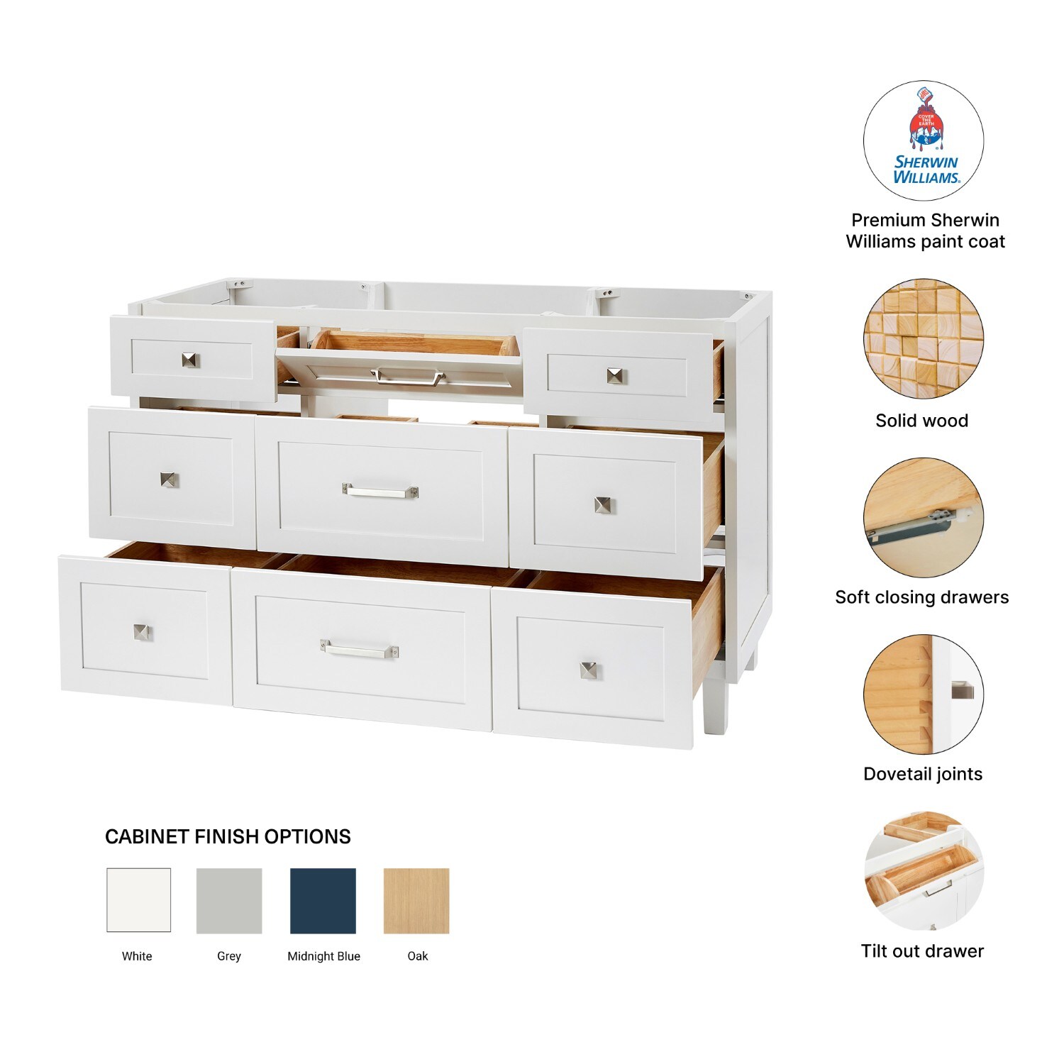 ARIEL B54-BC-WHT vanities - View #5