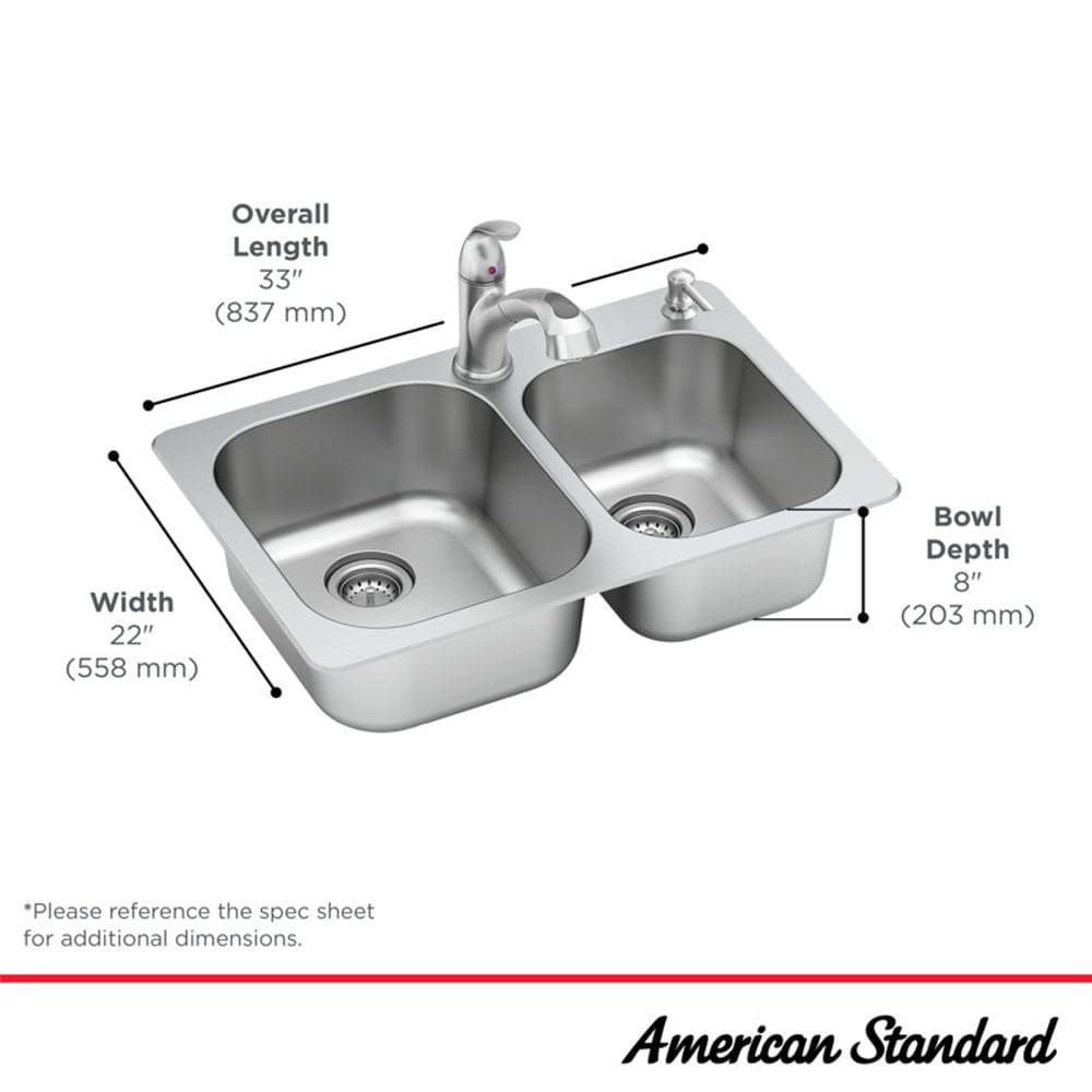 American Standard 20CR.332282C.075 Kitchen-Sinks - View #6