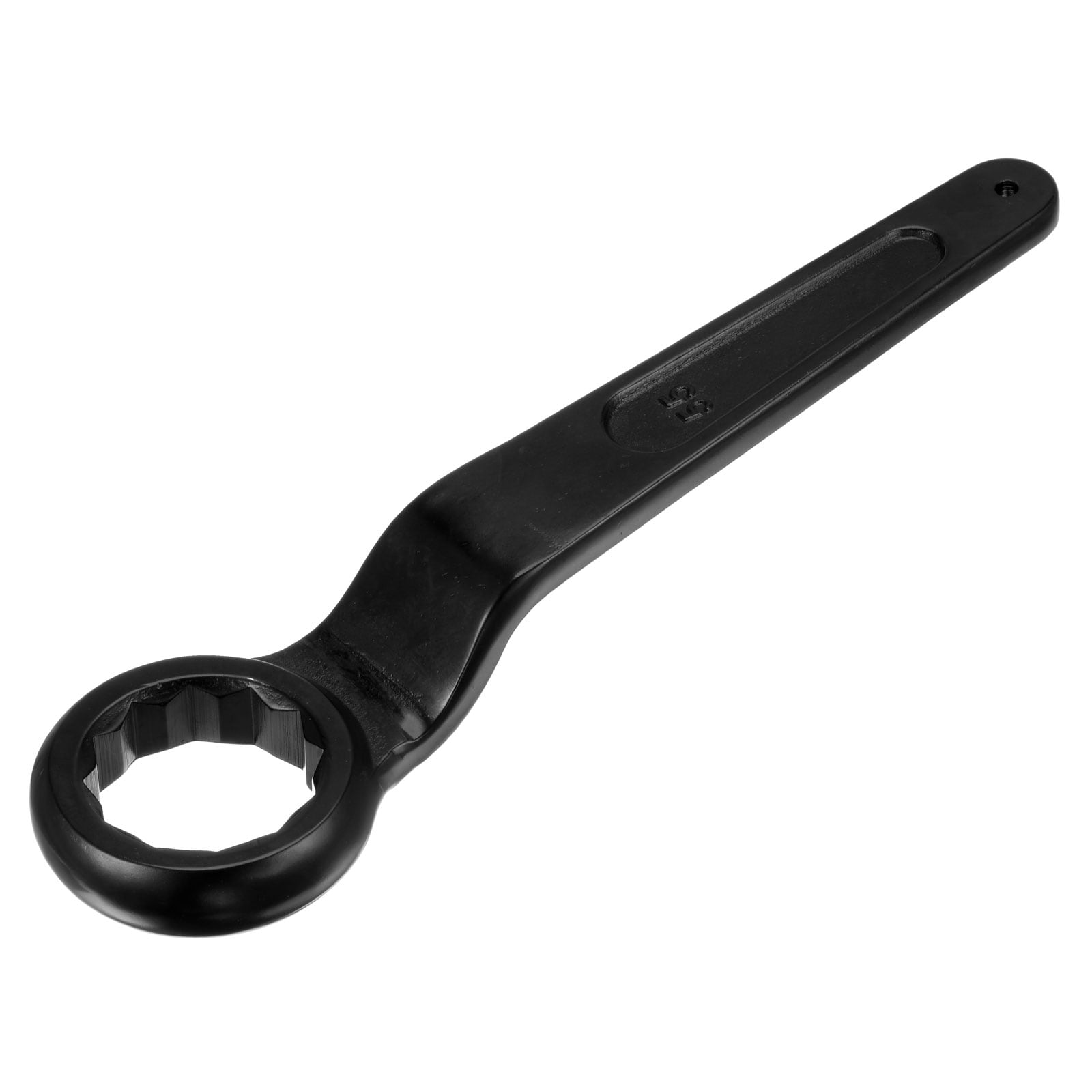 Unique Bargains 55mm Offset Box End Ring Type Impact Wrench High Tensile Steel Single Head Wrench Hand Tool Extended Handle Wrench with Hanging Hole #S26030900UX0804