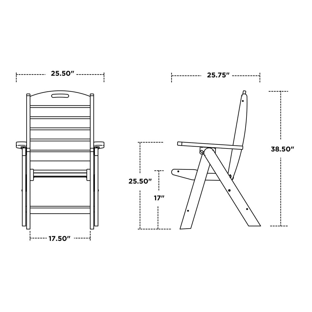POLYWOOD NCH38MA Patio-Chairs - View #8