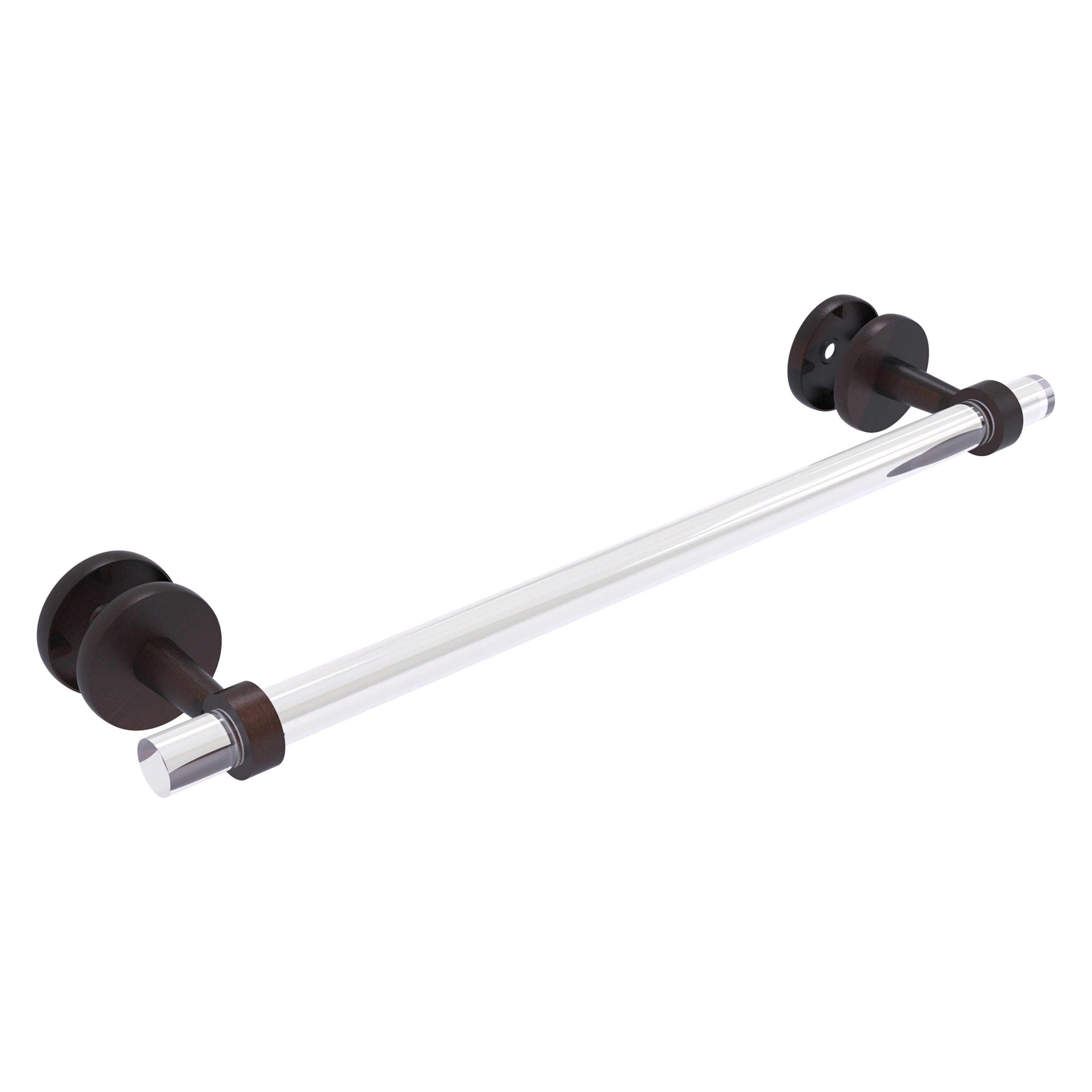 Allied Brass CV-41-SM-18-VB Clearview 18-in Venetian Bronze Wall mount Single Towel Bar