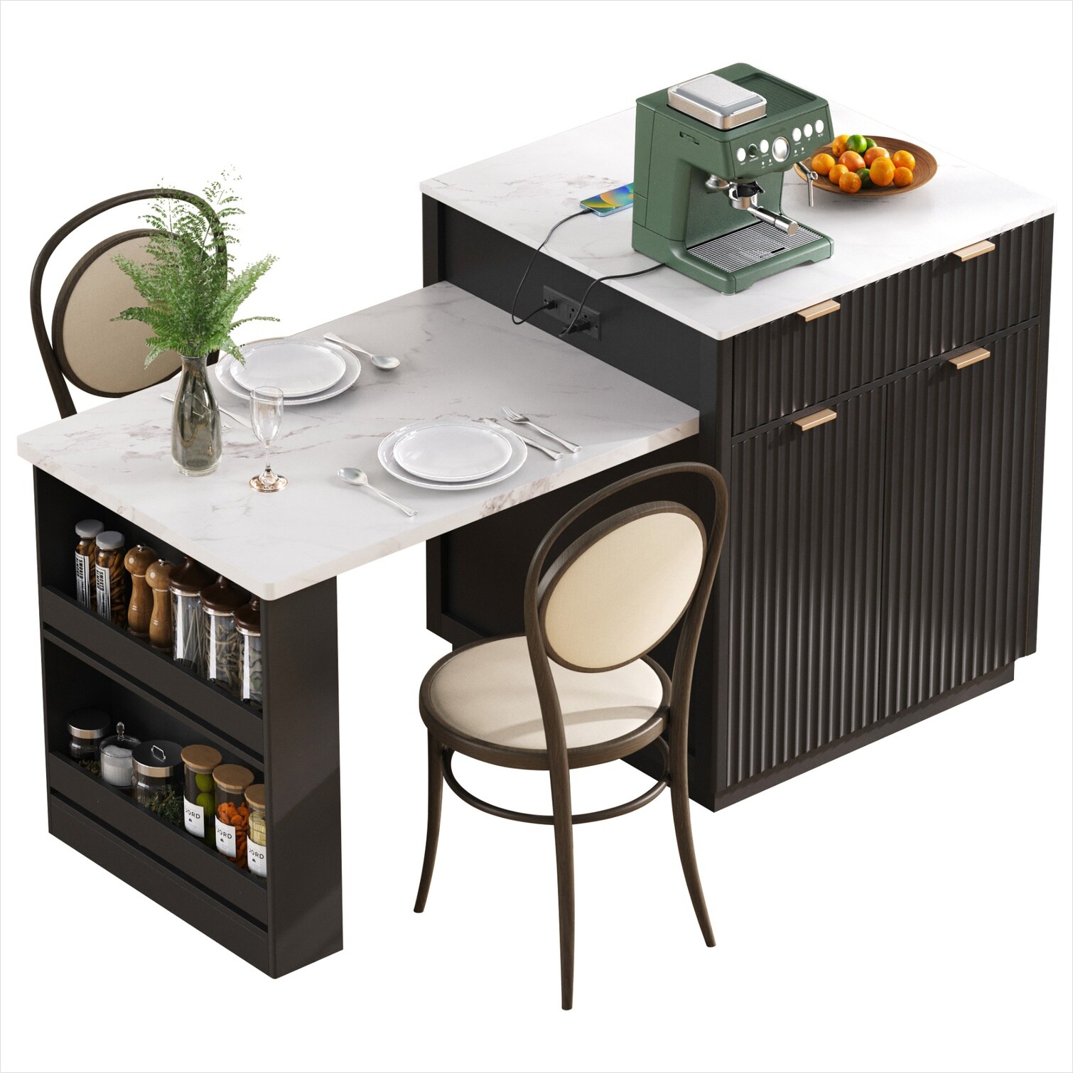 FlowLuxe 1JZX7JVR61Y6 Kitchen-Furniture - View #3
