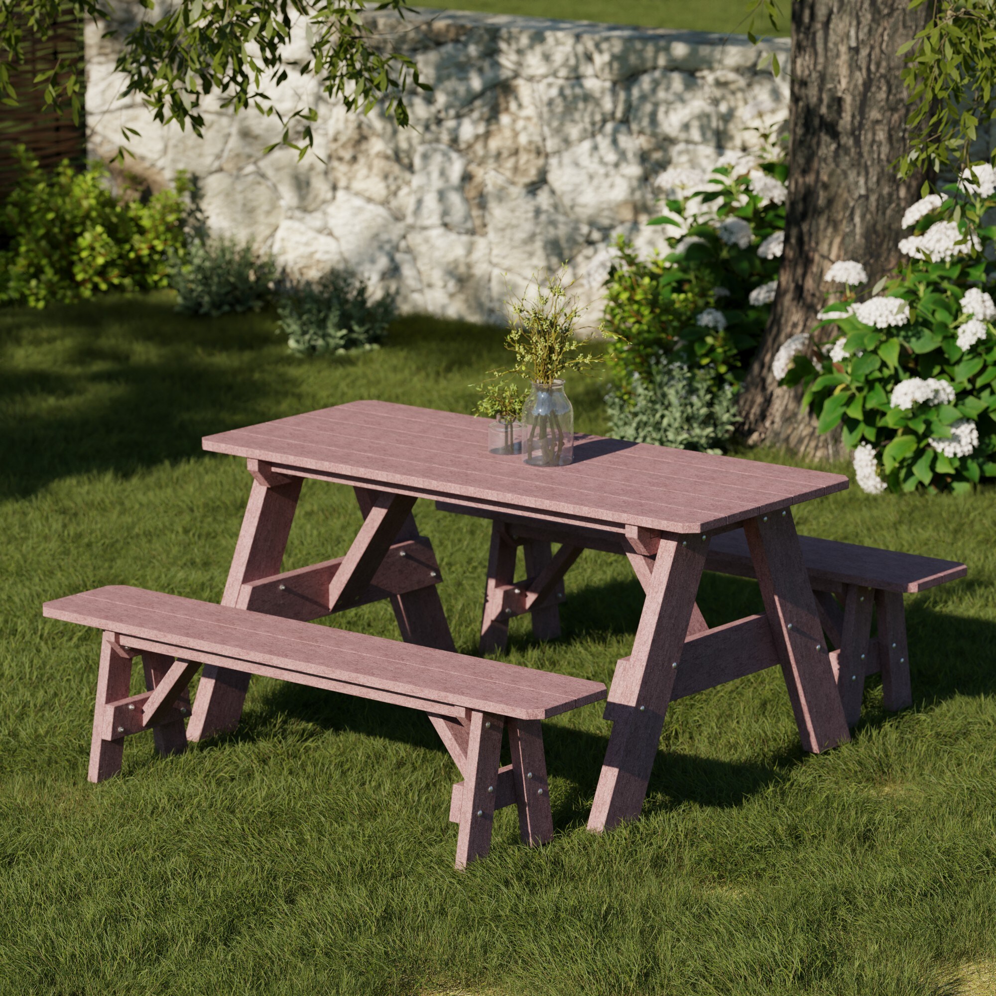 Wildridge LCC-166-CW Picnic-Tables - View #2