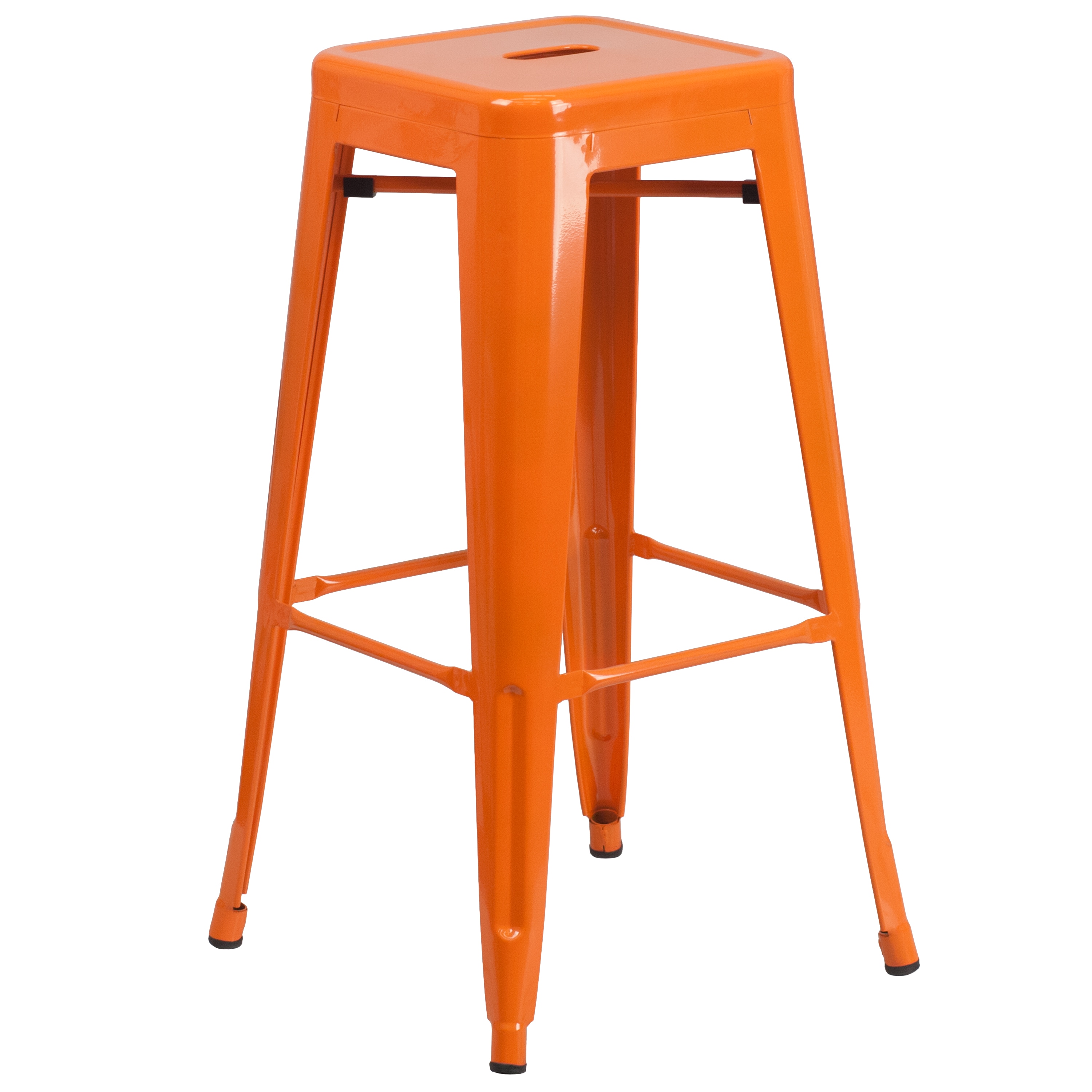 orange tulip chair