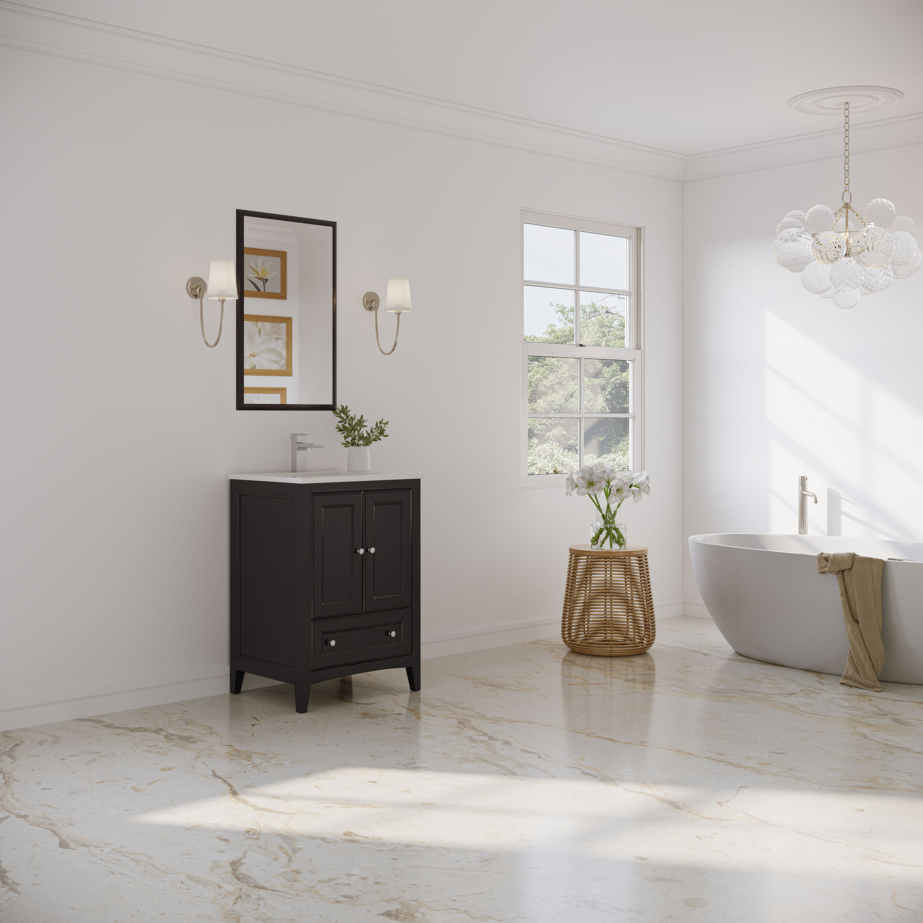 Fresca FVN2024ES Bath-Vanity-Combo - View #5
