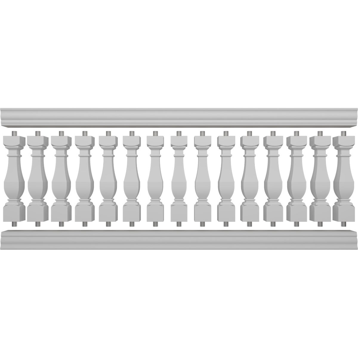 Ekena Millwork BALK40X108ACD railings - View #5