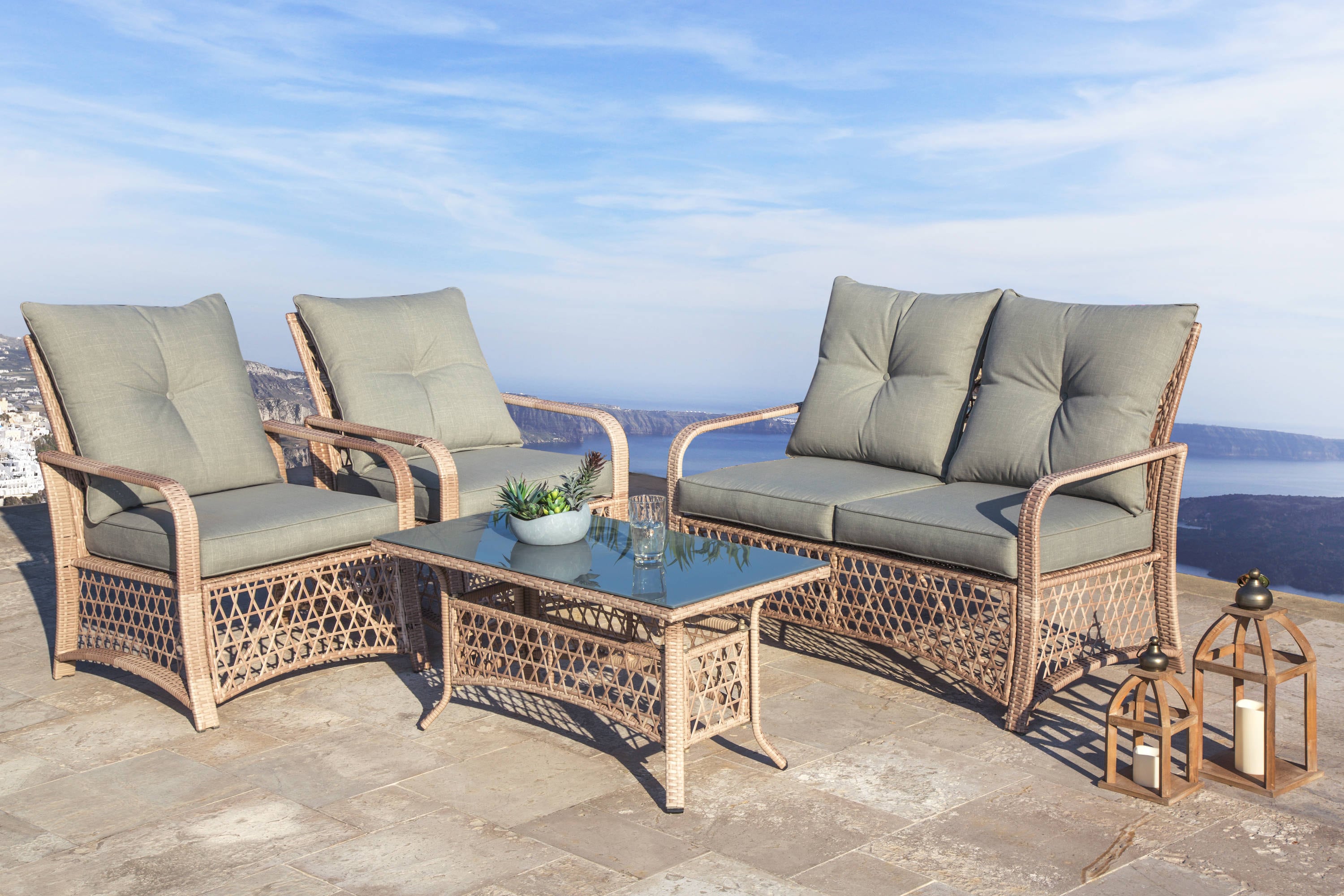 Glitzhome 2007100007 Patio-Conversation-Sets - View #13