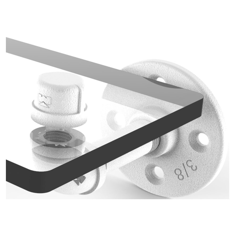 Allied Brass P-400-16-GS-WHM Bathroom-Shelves - View #2