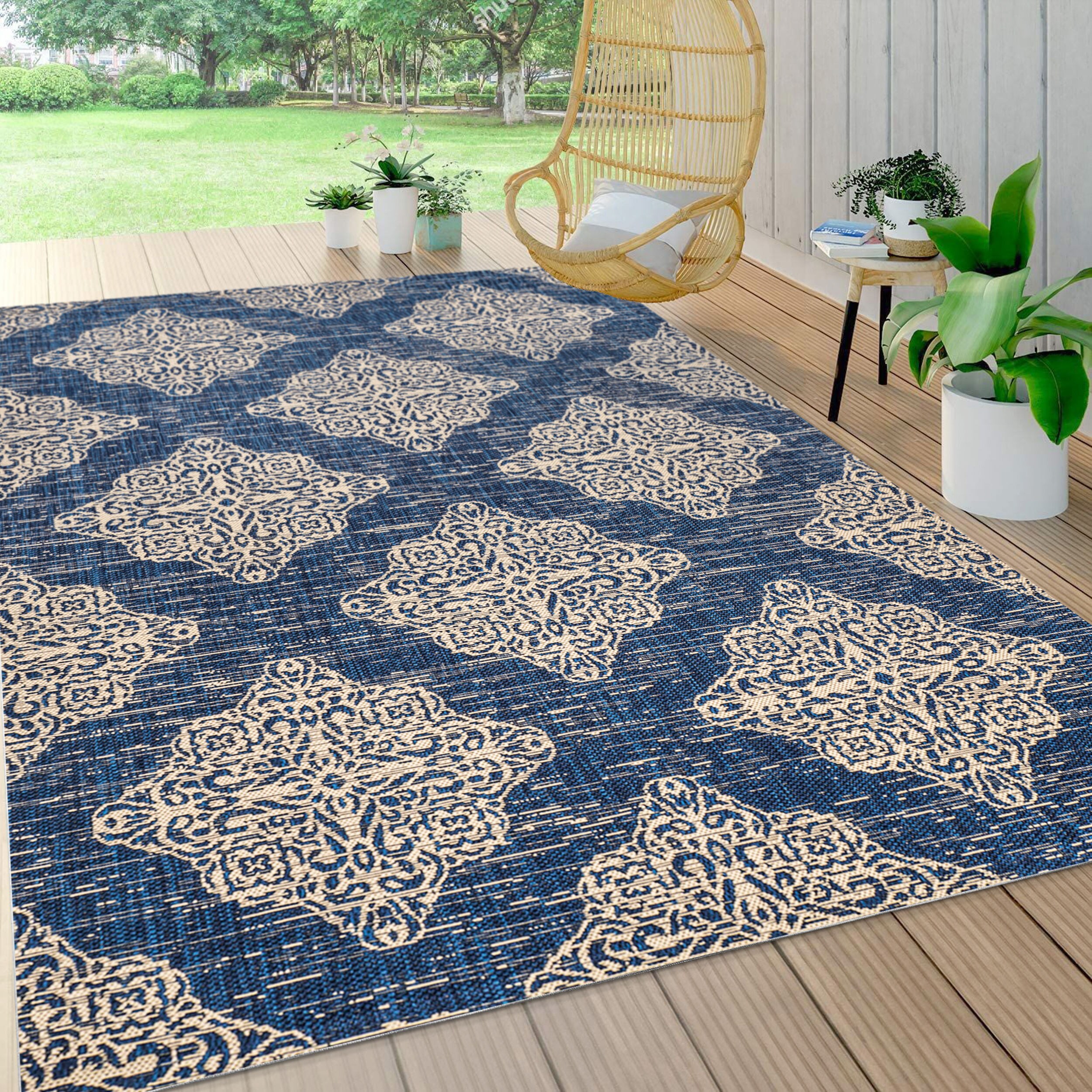 JONATHAN Y Ultra Stop 5 X 8 (ft.) Rectangular PVC Non-Slip Rug Pad in the  Rug Pads department at