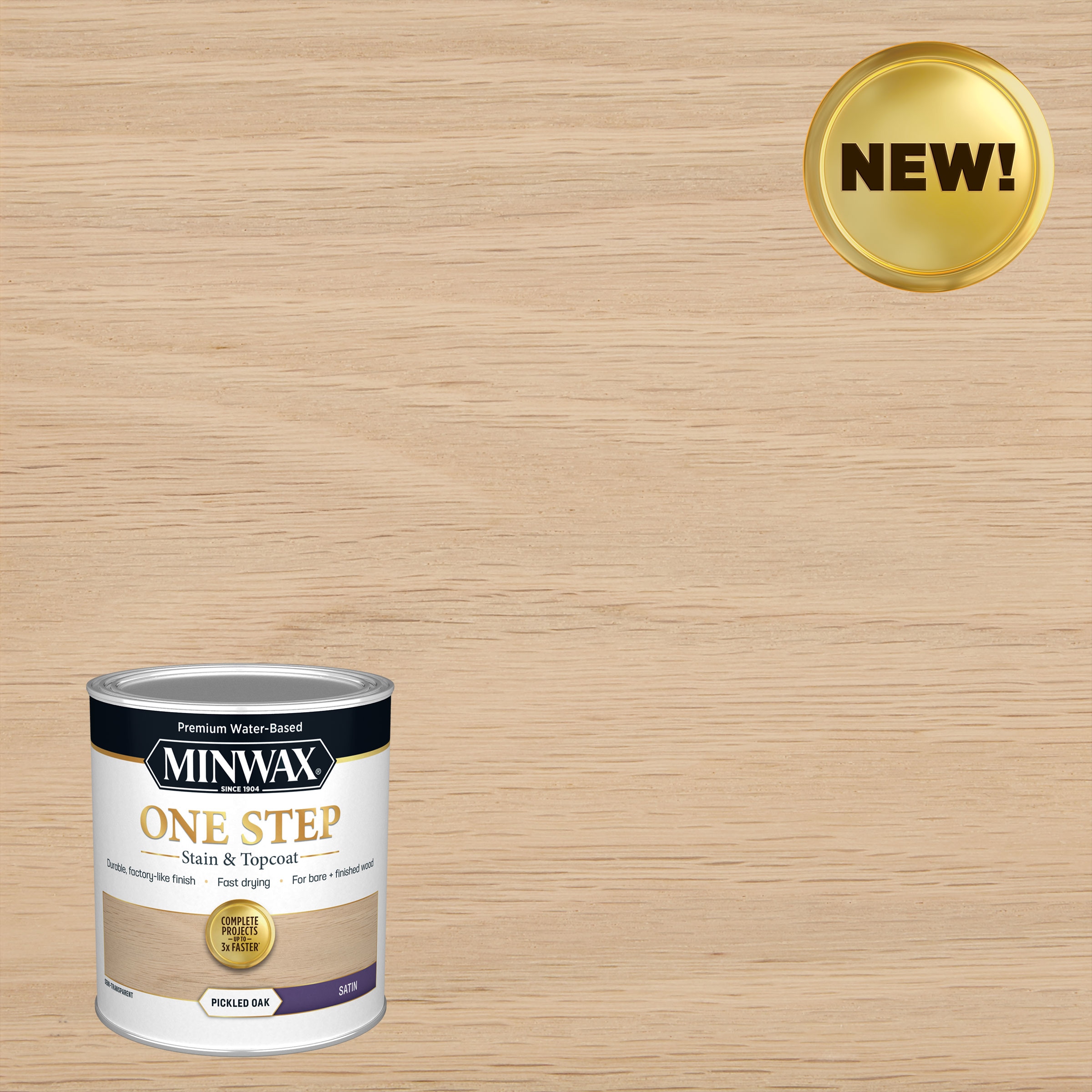Minwax One Step Water-based Semi-transparent Interior Stain