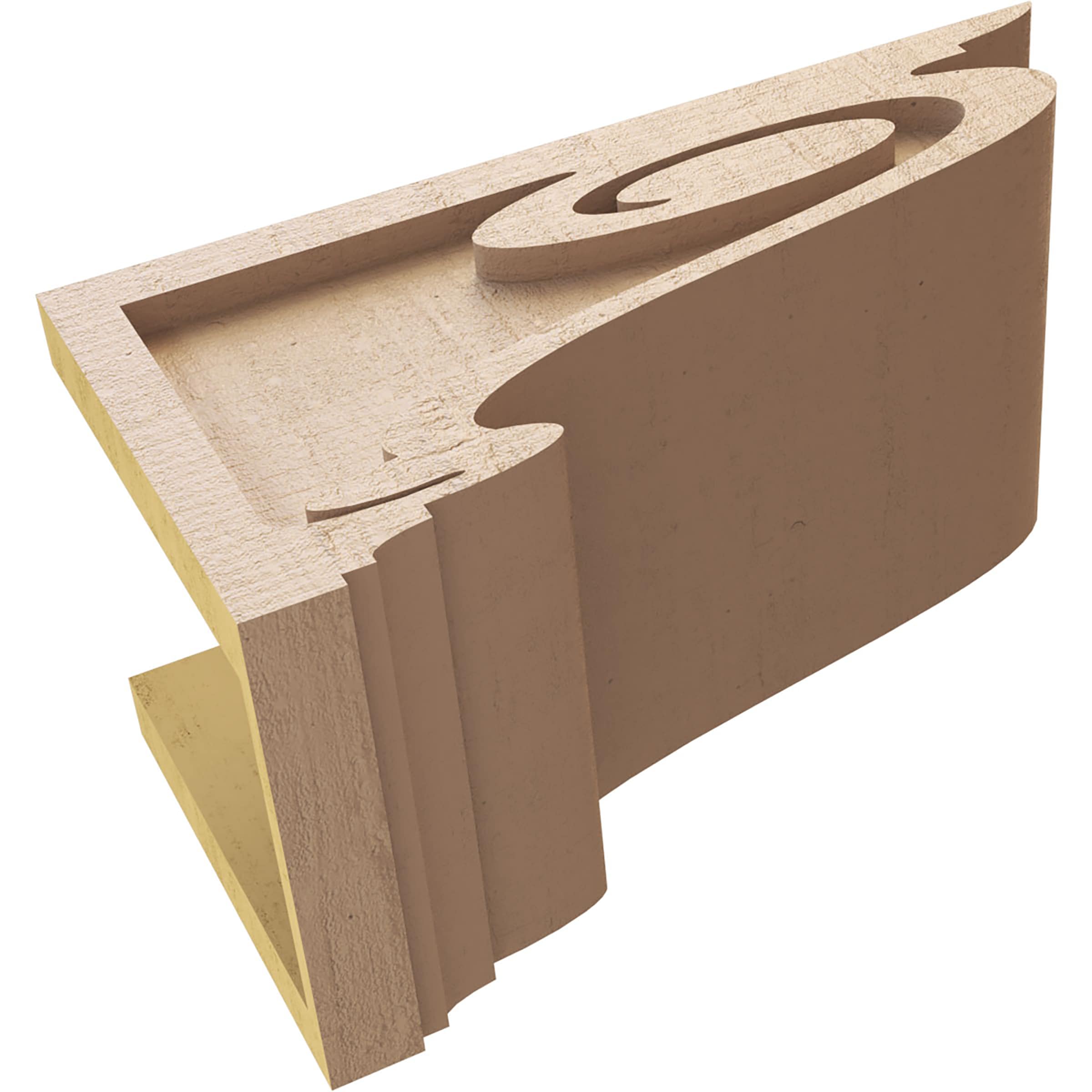 Ekena Millwork CORU07X14X07SCRRCPR corbels - View #6