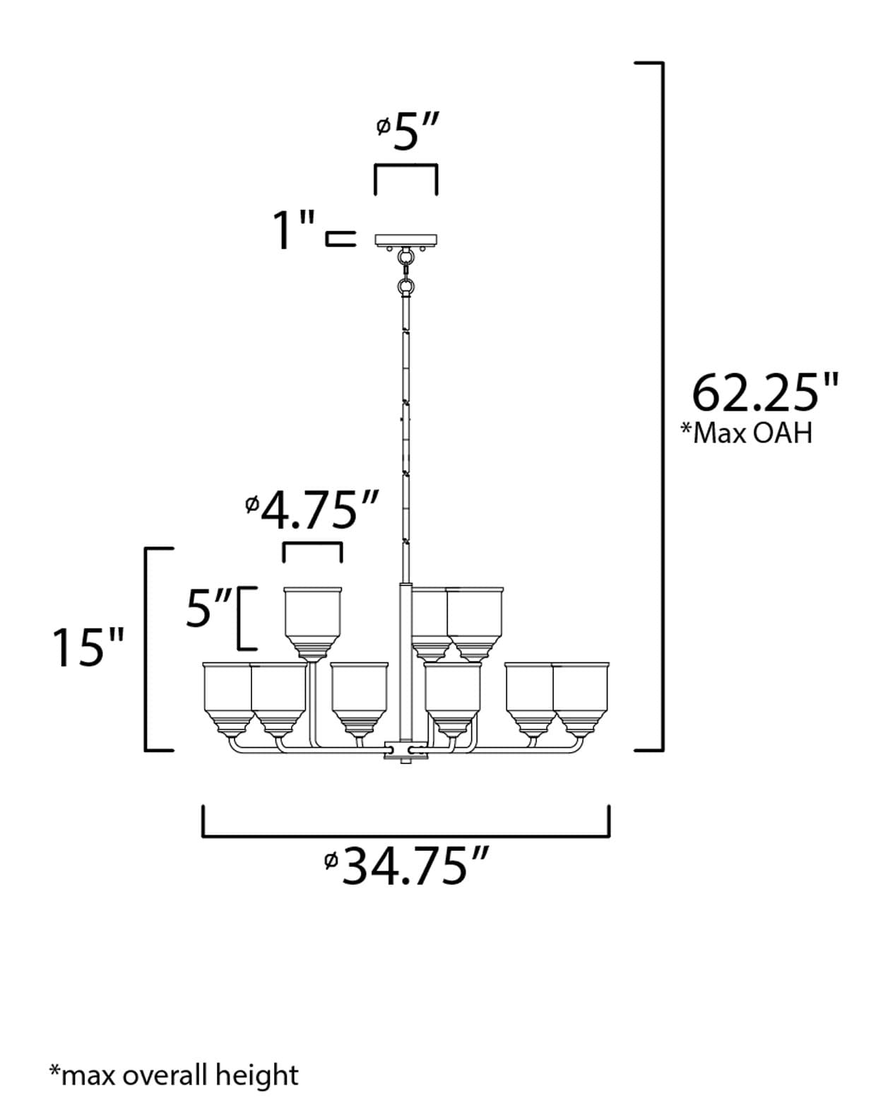 Maxim Lighting 12277CDSN b090015 - View #5