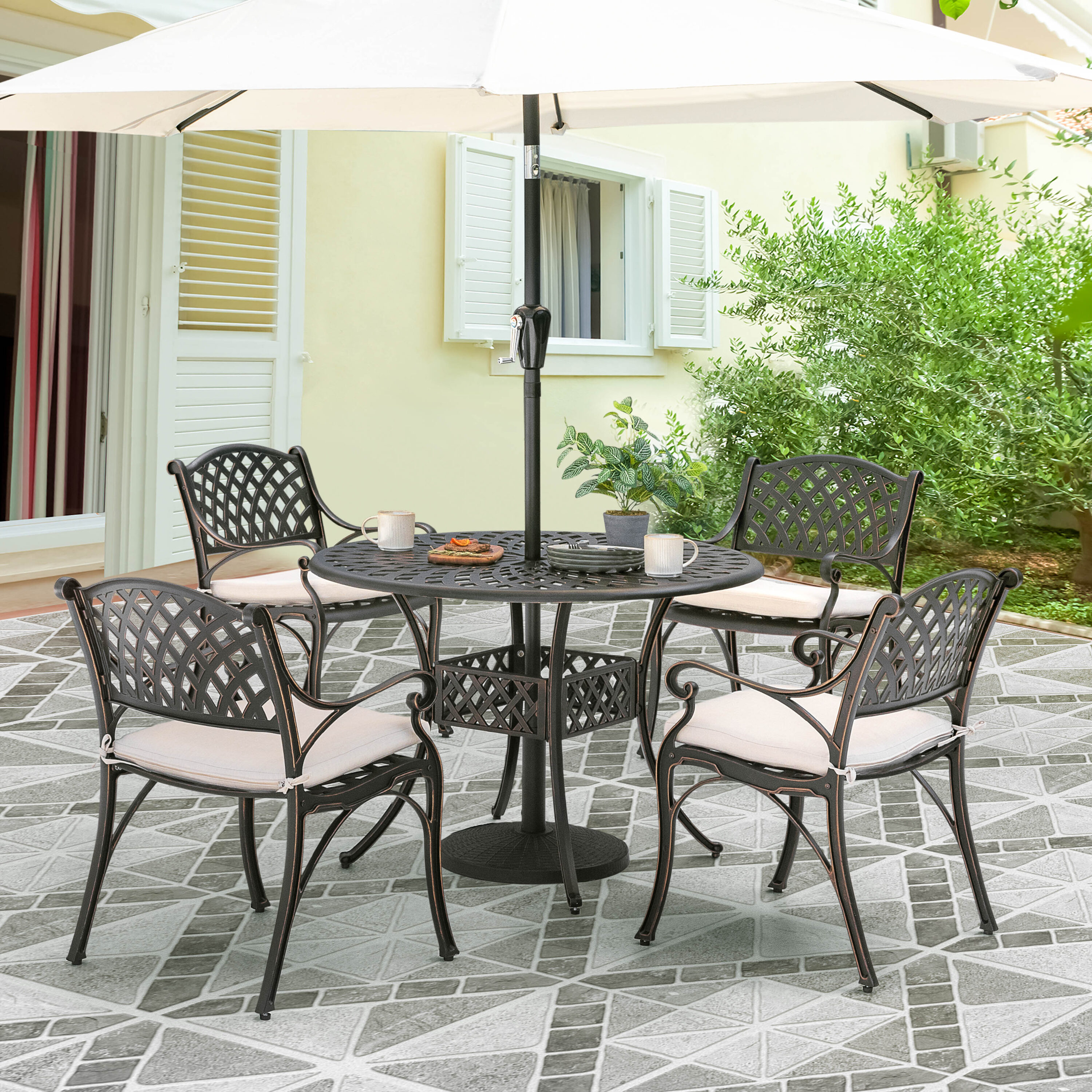 Nuu Garden SCD002-01A-0243 Patio-Dining-Sets - View #14