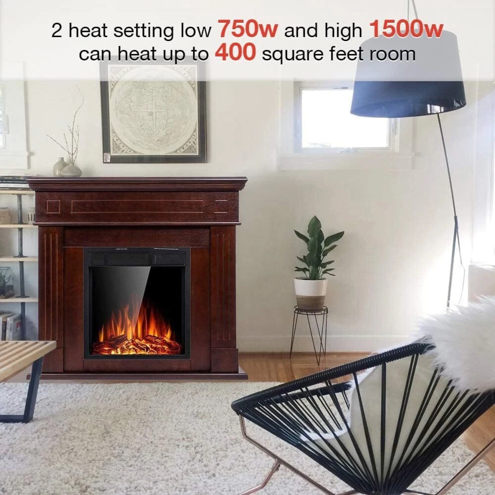 Antarctic Star LSAS-SM1804BR Electric-Fireplaces - View #8