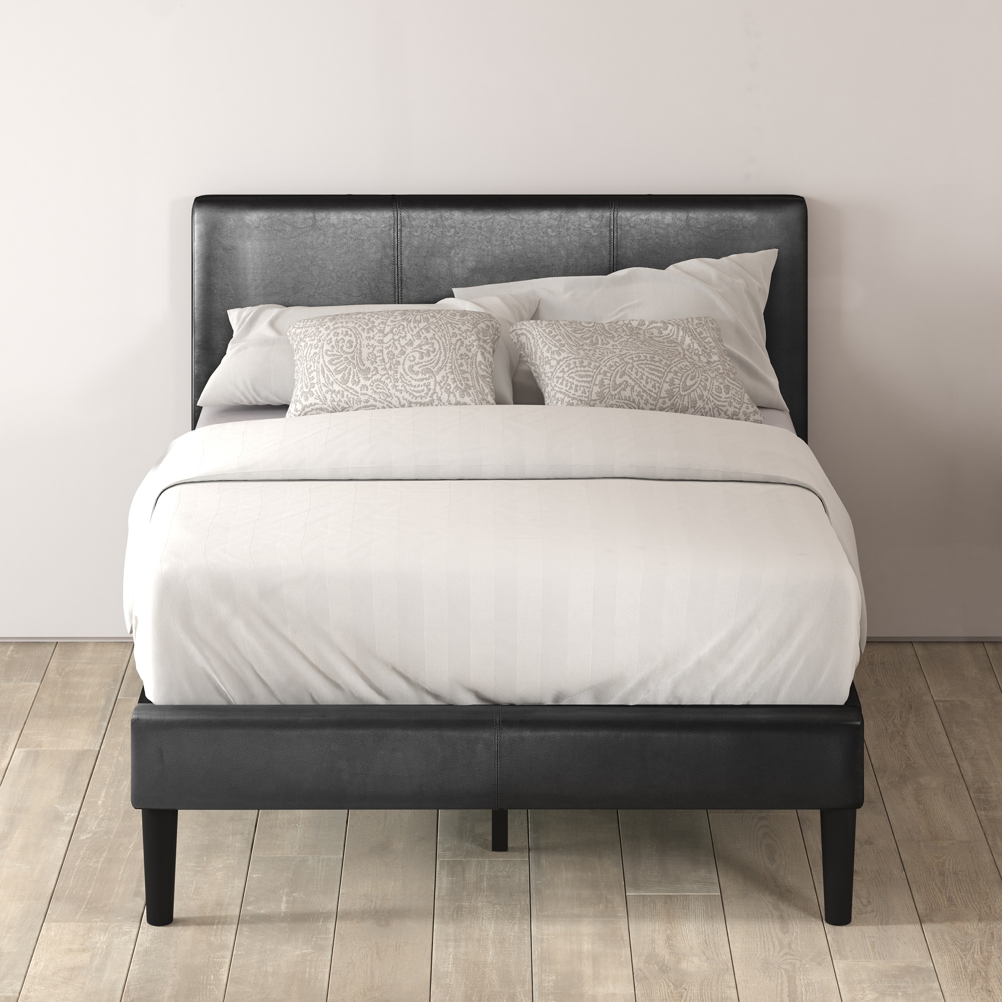 Zinus SPI-XKAX-B-Q Deep Espresso Queen Metal Platform Bed