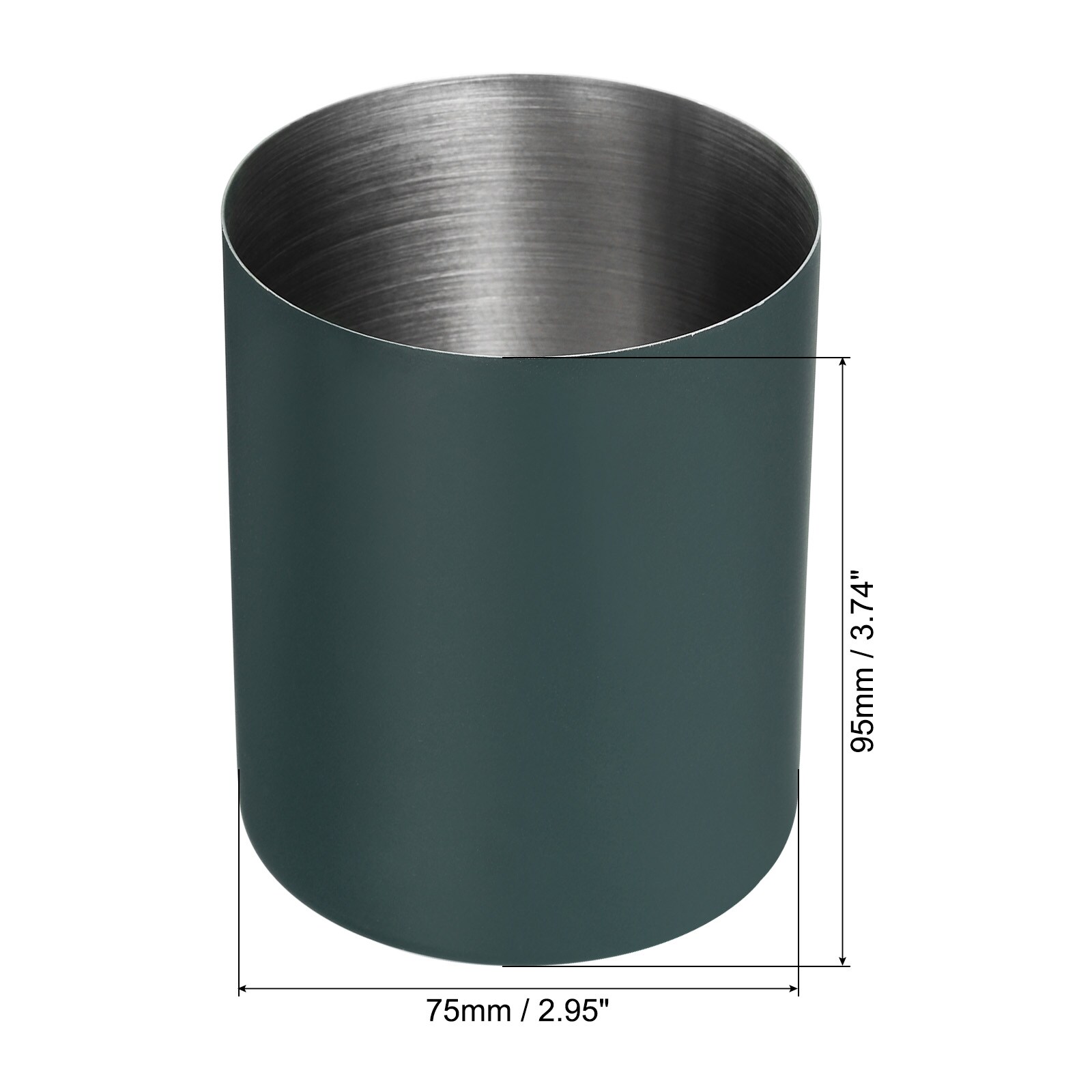 PATIKIL Pencil Holder Pen Holder for Desk Stainless Steel Pencil ...