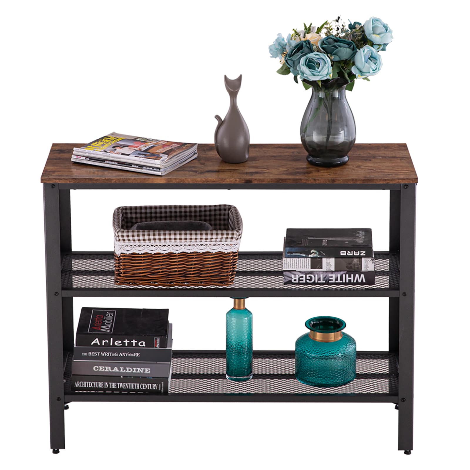 Winado 687036598925 Modern Brown Console Table