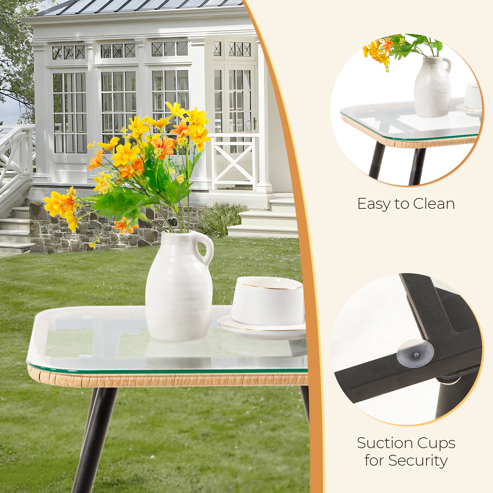 EarlGrove LS-BKGY2502 Patio-Conversation-Sets - View #6