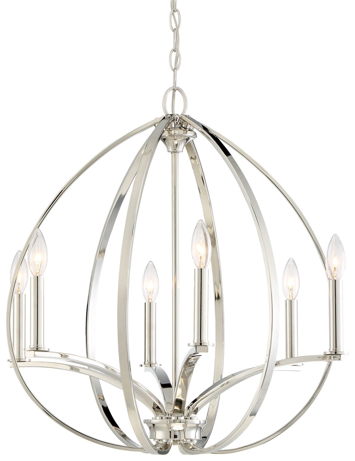 Minka Lavery Tilbury 6 -Light Polished Nickel Transitional Cage For Use in Bedrooms, Dining Rooms, Foyers, Kitchens, Living Rooms Chandelier 1664538 Minka Lavery Tilbury 6 -Light Polished Nickel Transitional Cage For Use in Bedrooms, Dining Rooms, Foyers, Kitchens, Living Rooms Chandelier 1664538 Sansujyuku sansujyuku.com