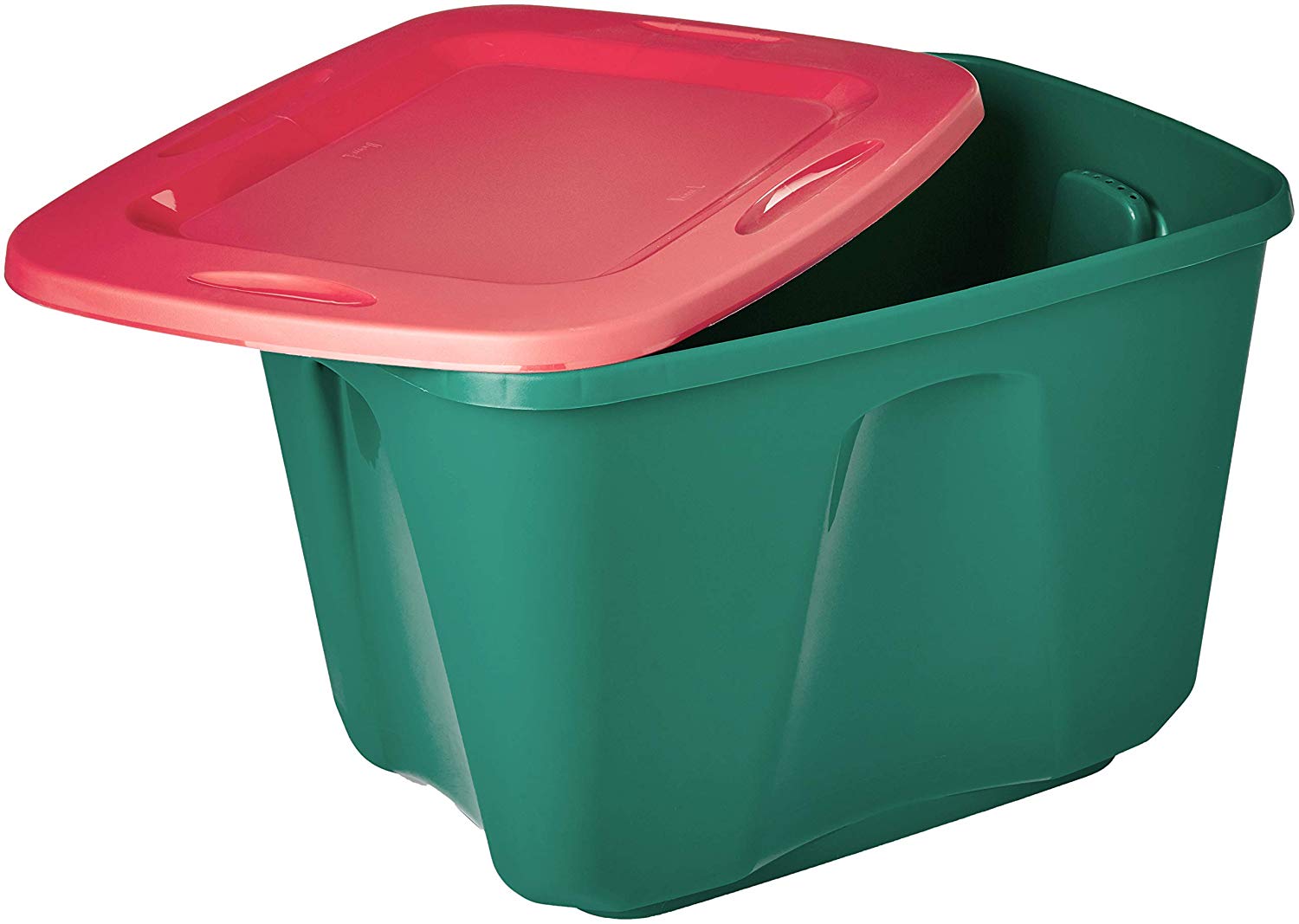 Homz 18-Gallon Stackable Plastic Storage Tote Container with Snap-On Lid, 8  Pack, 1 Piece - Fry's Food Stores