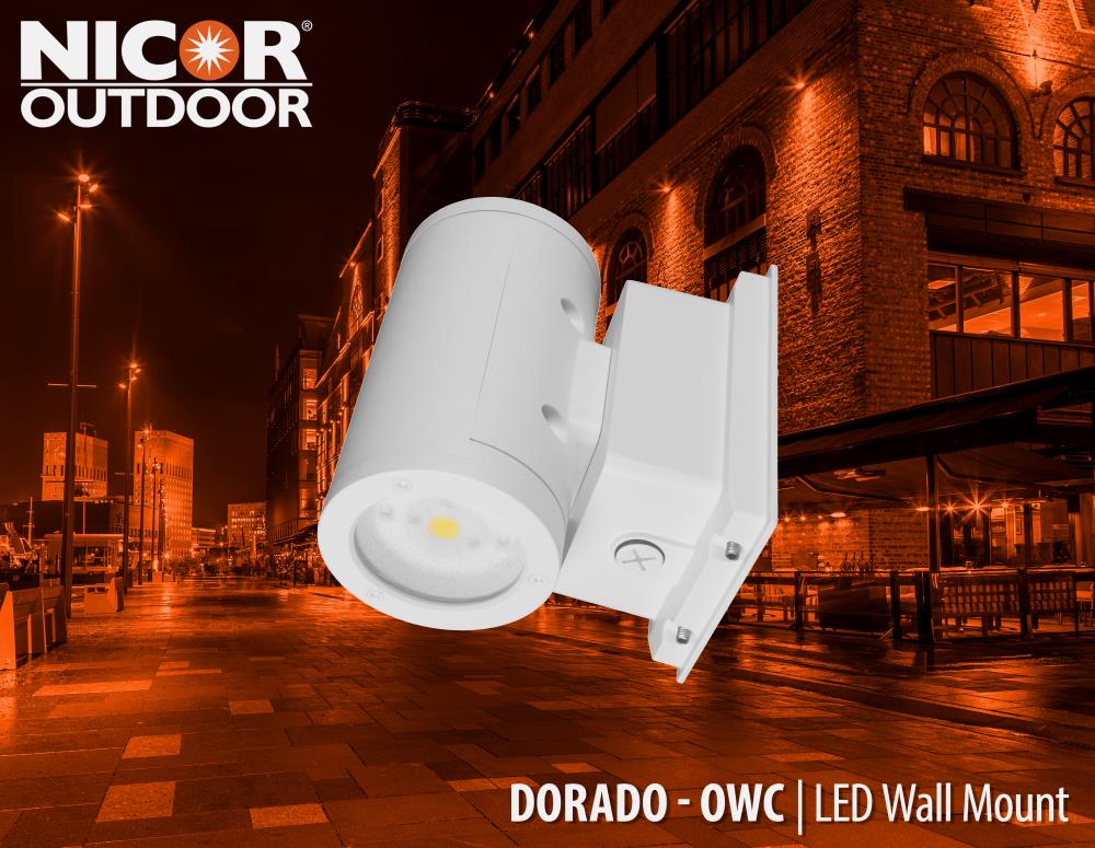 Nicor Lighting OWCR4D1022MV40WH Outdoor-Wall-Lighting - View #5