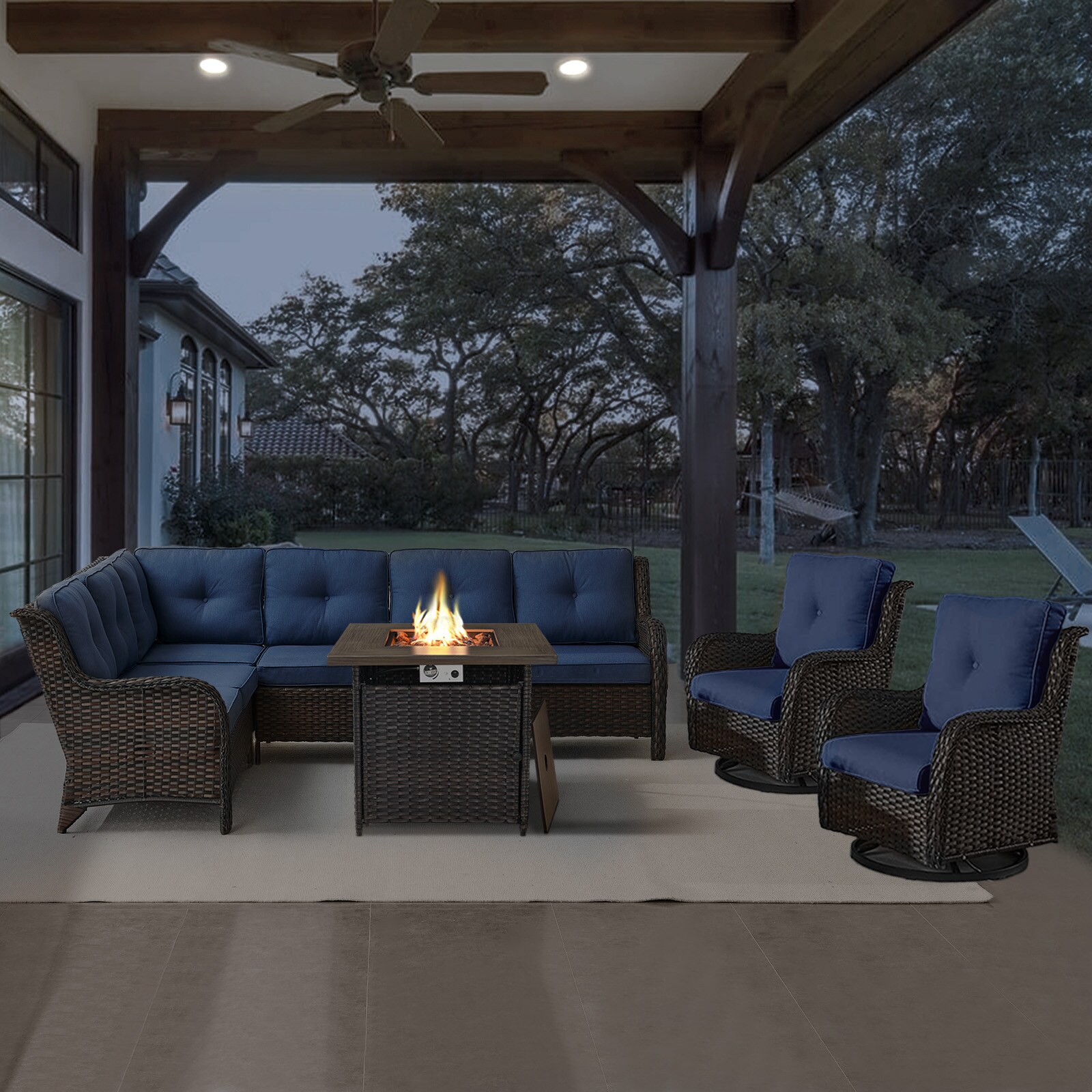 Rilyson FS023054056058098-1 Patio-Conversation-Sets - View #3