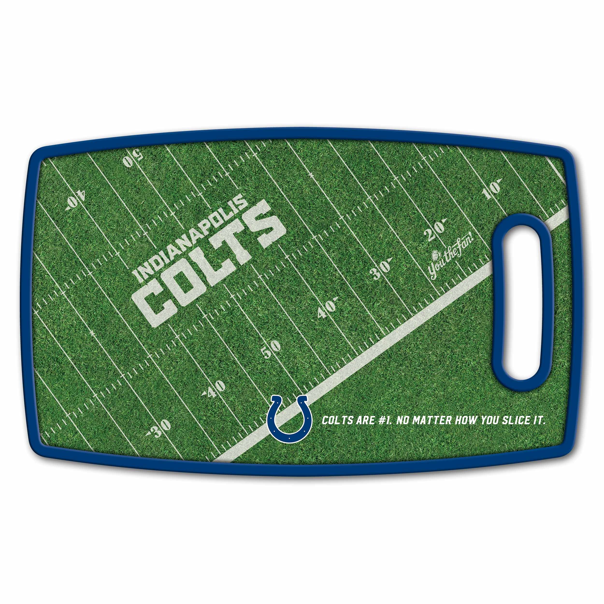 Sportula Indianapolis Colts Retro Series Cutting Board 9-in L x 14.5-in W  Plastic Cutting Board in the Cutting Boards department at