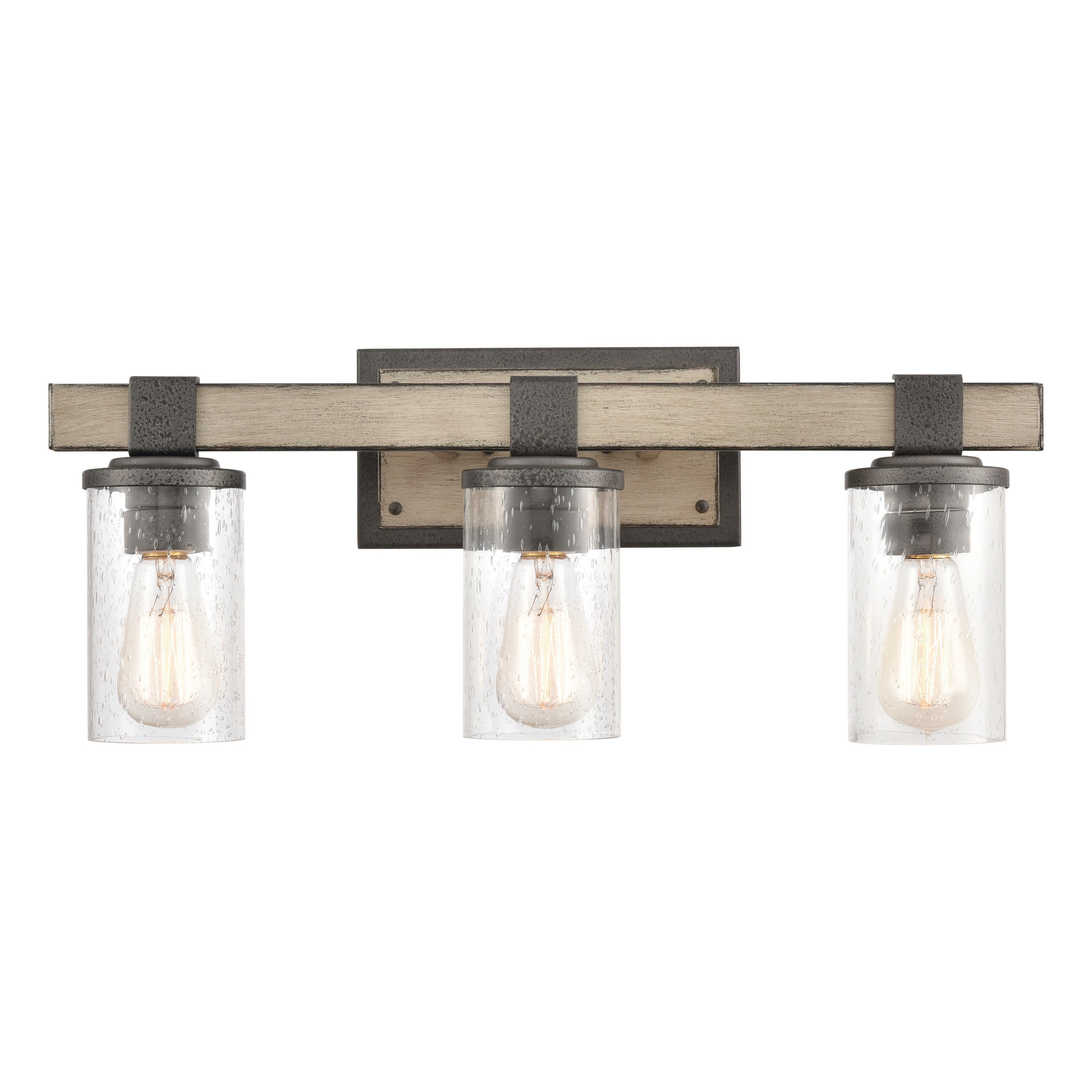 Copley 22-in 3-Light Gray LED Transitional Vanity Light | - Westmore by ELK Lighting LWVL-220308137