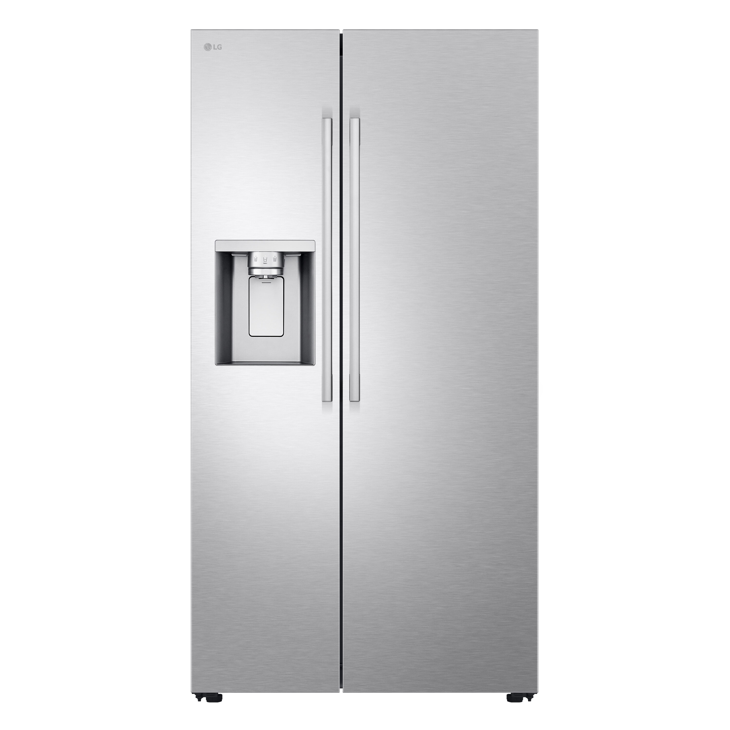 LG LL27T3530S Craft Ice 26.6-cu ft Side-by-Side Refrigerator Smart Compatible with Dual Ice Maker ,Water and Ice Dispenser ( Printproof Stainless Steel ) ENERGY STAR Certified