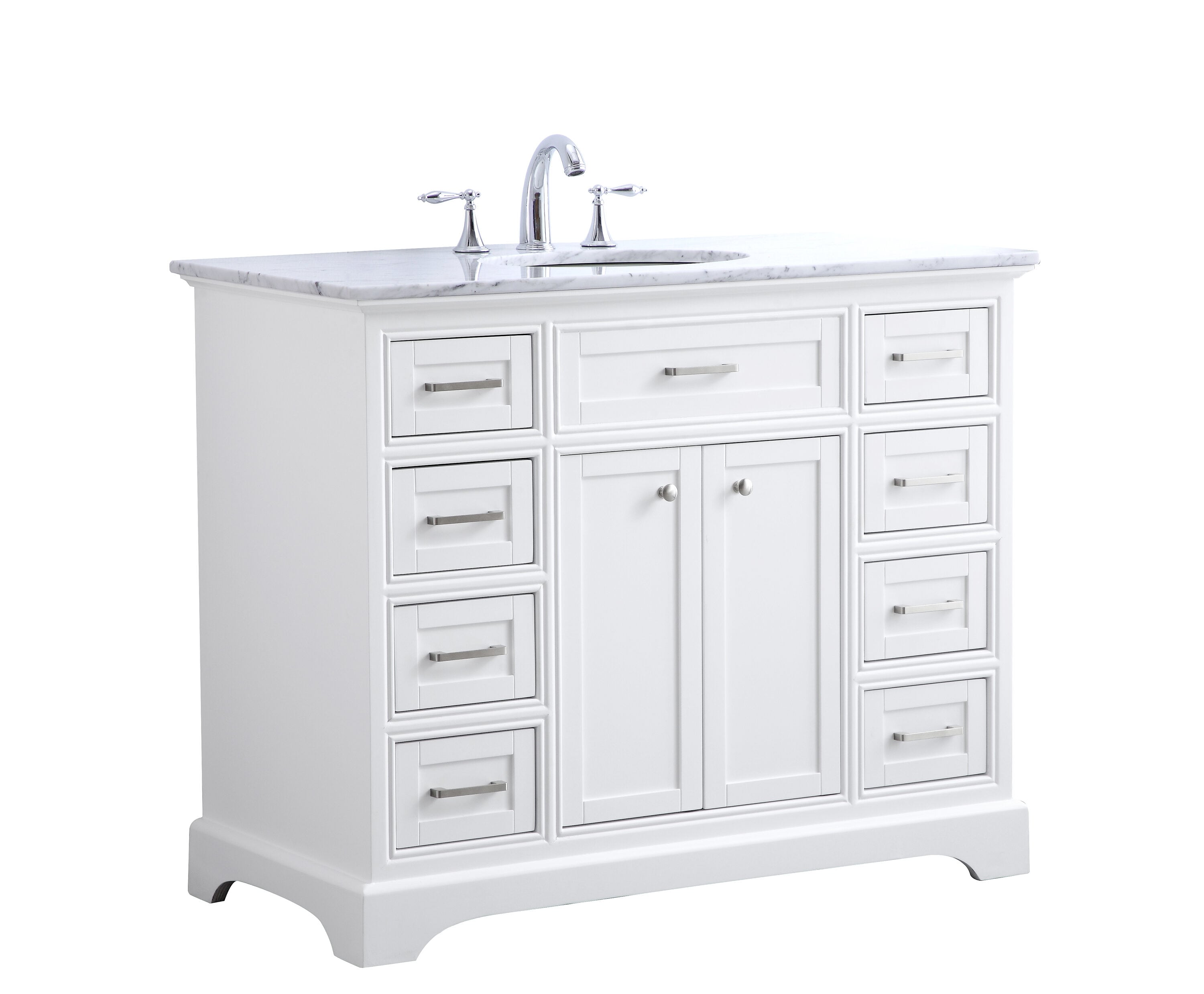 Elegant Decor HF45126WH Bath-Vanity-Combo - View #9