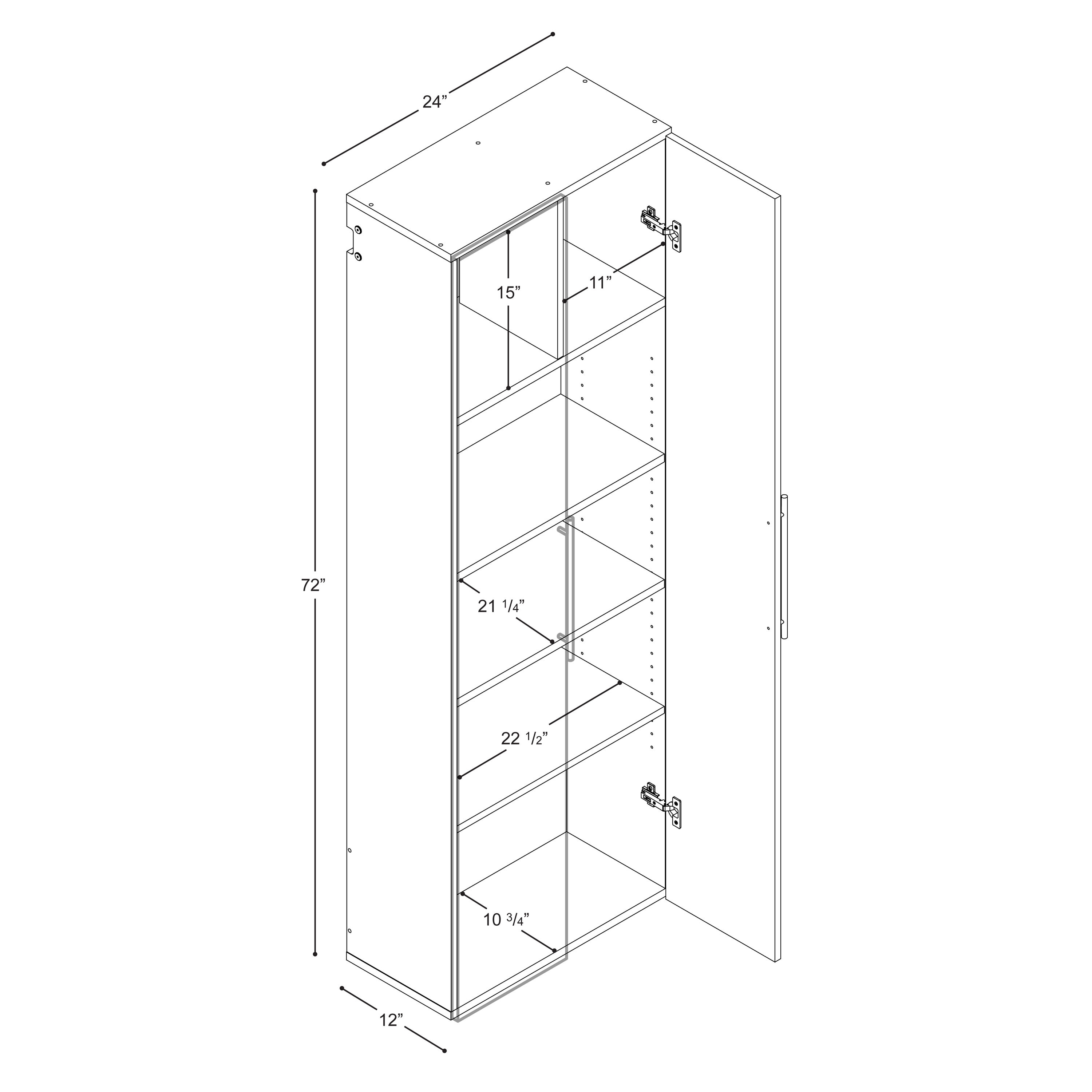 Prepac WSCW-0706-2K Utility-Storage-Cabinets - View #15