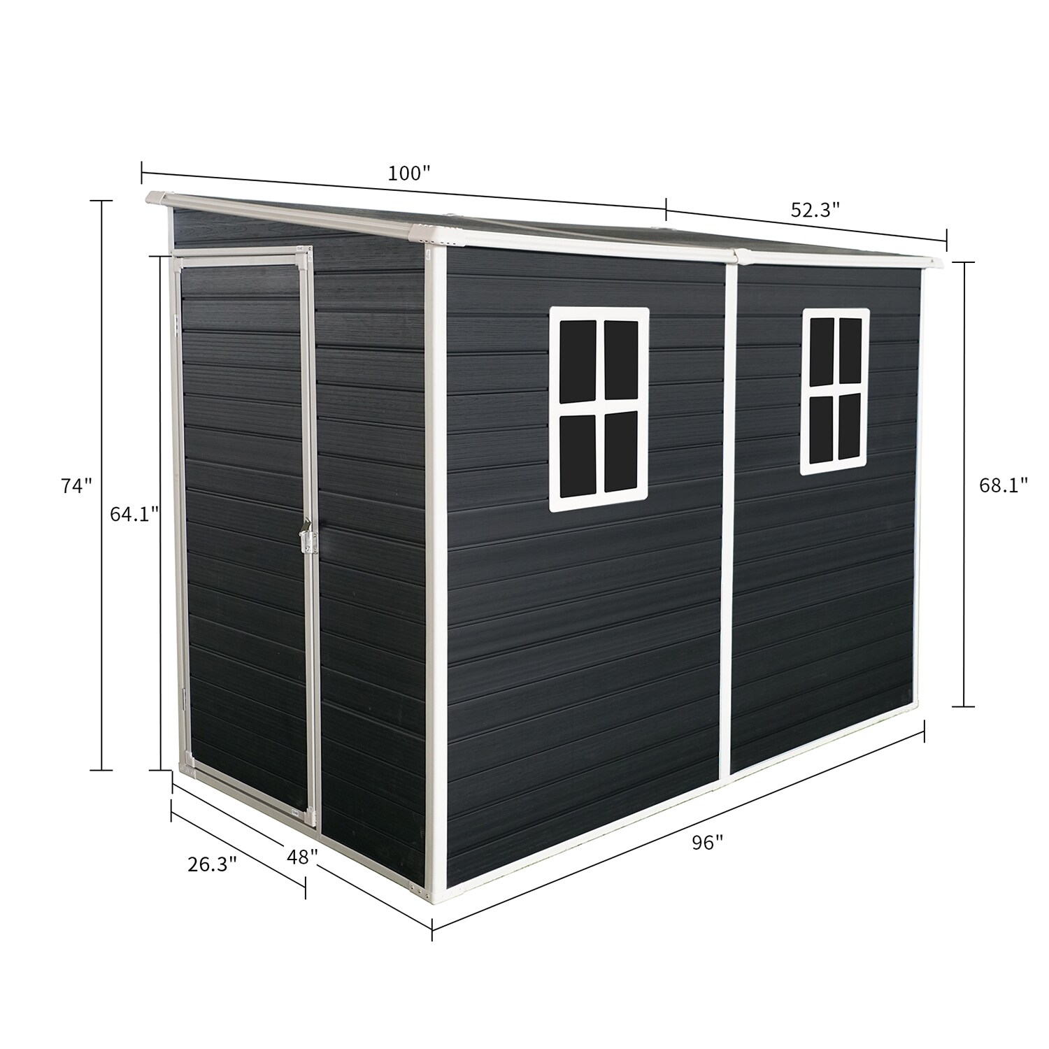 Maincraft D01-OSS30 Vinyl-Resin-Storage-Buildings - View #6