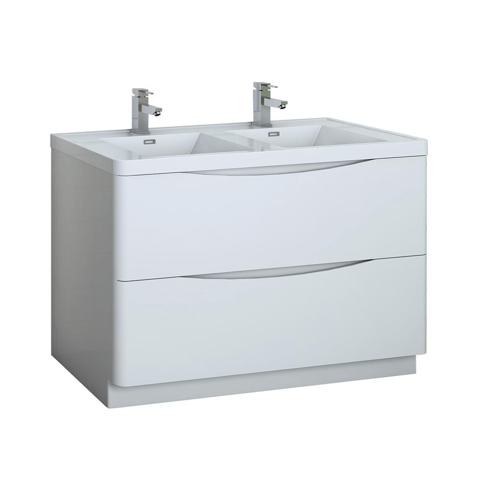 Fresca FCB9148WH-D-I Bath-Vanity-Combo - View #2