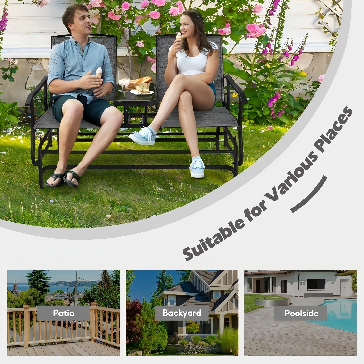 Forclover HBV-6981GN Patio-Chairs - View #8