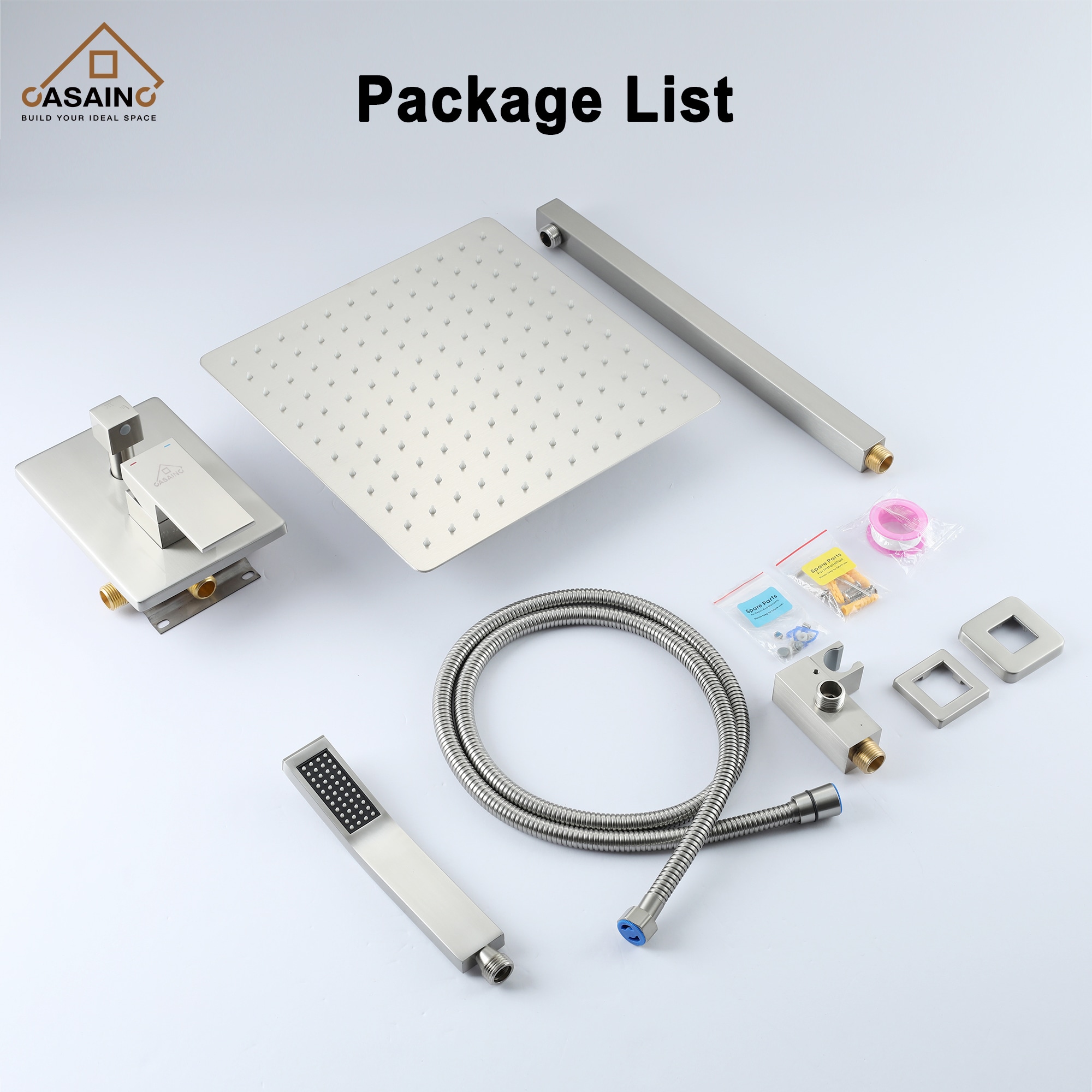 CASAINC CS3502-12BN Showerhead-Bar-Panels - View #11