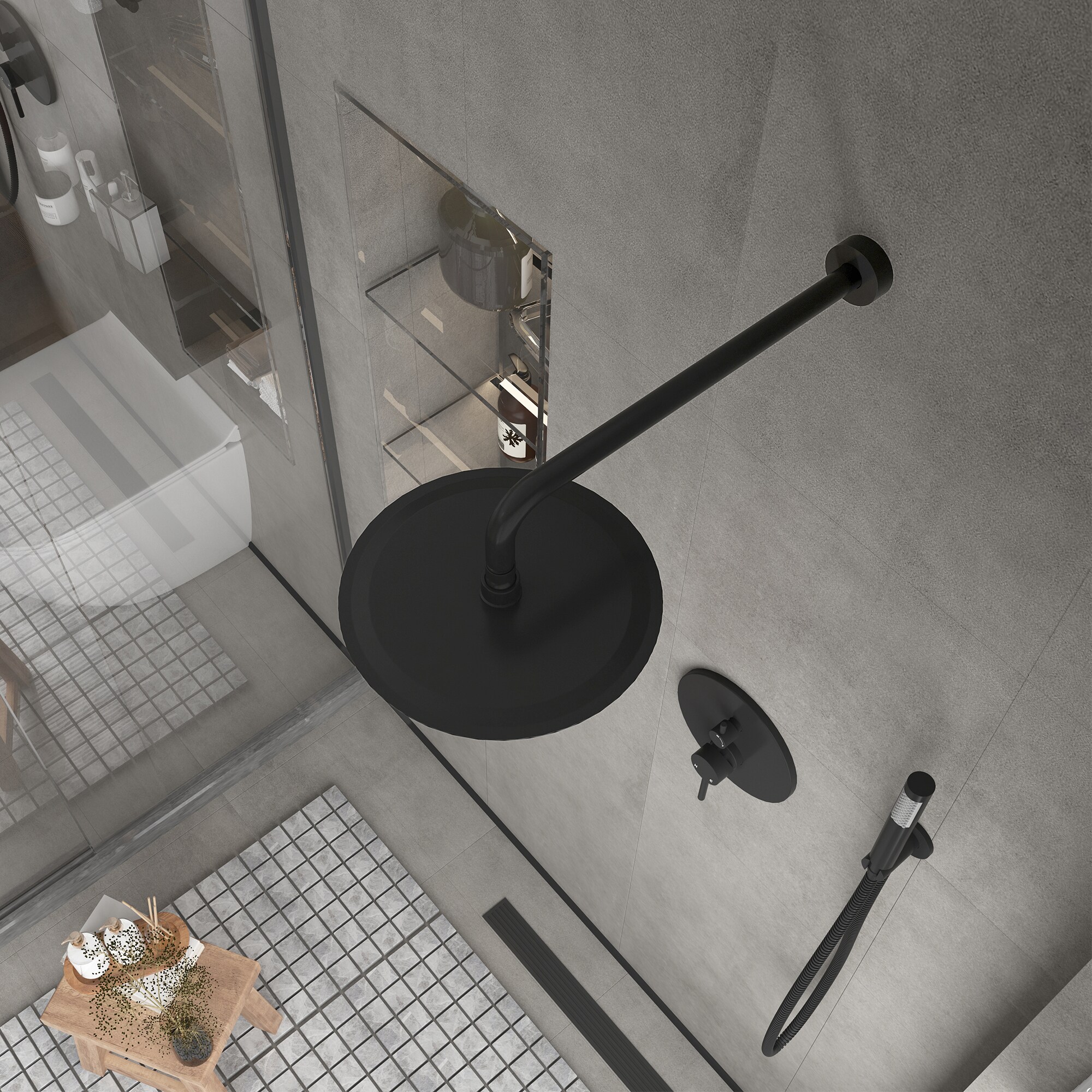 Clihome CHMS-MB-A3583 Showerhead-Bar-Panels - View #8