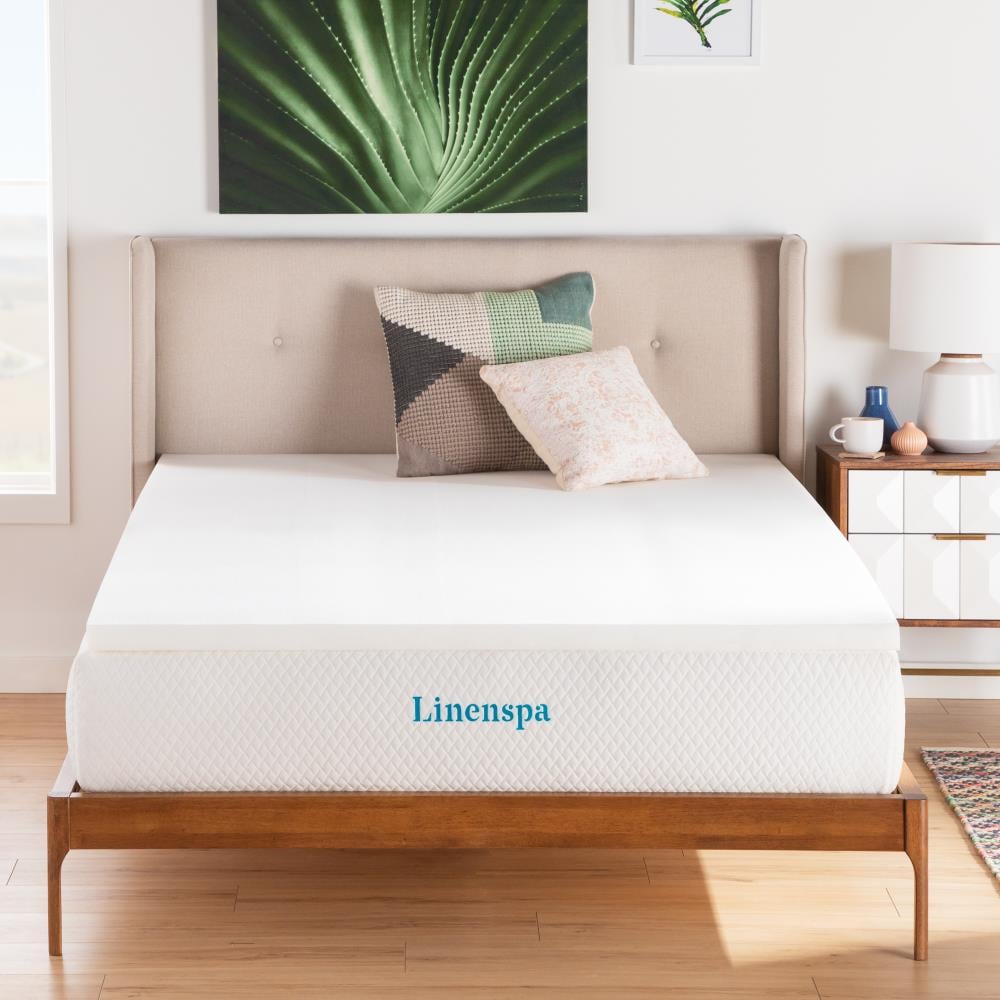 Linenspa Essentials LSES20QQ22RT 2-in D Polyester Queen Mattress Topper