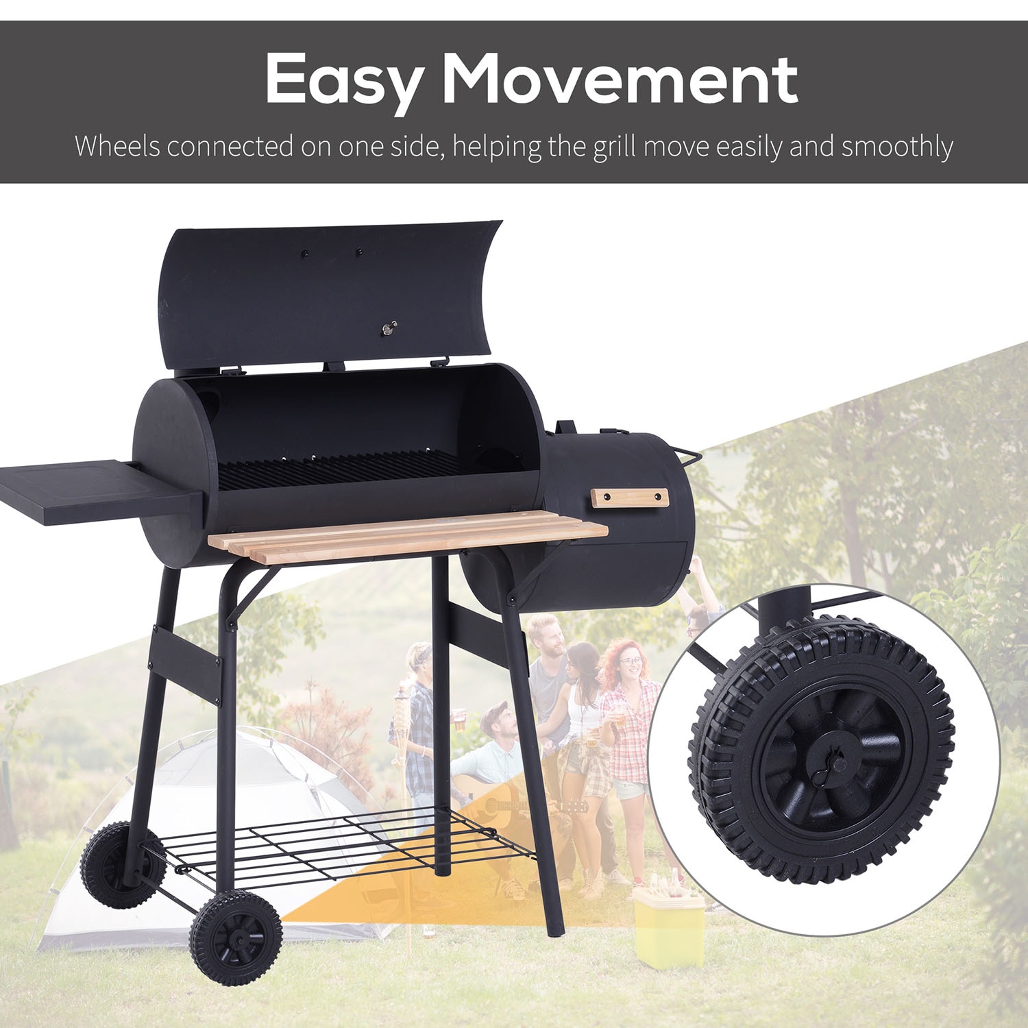 GZMR GZ-W22290 Charcoal-Grills - View #3