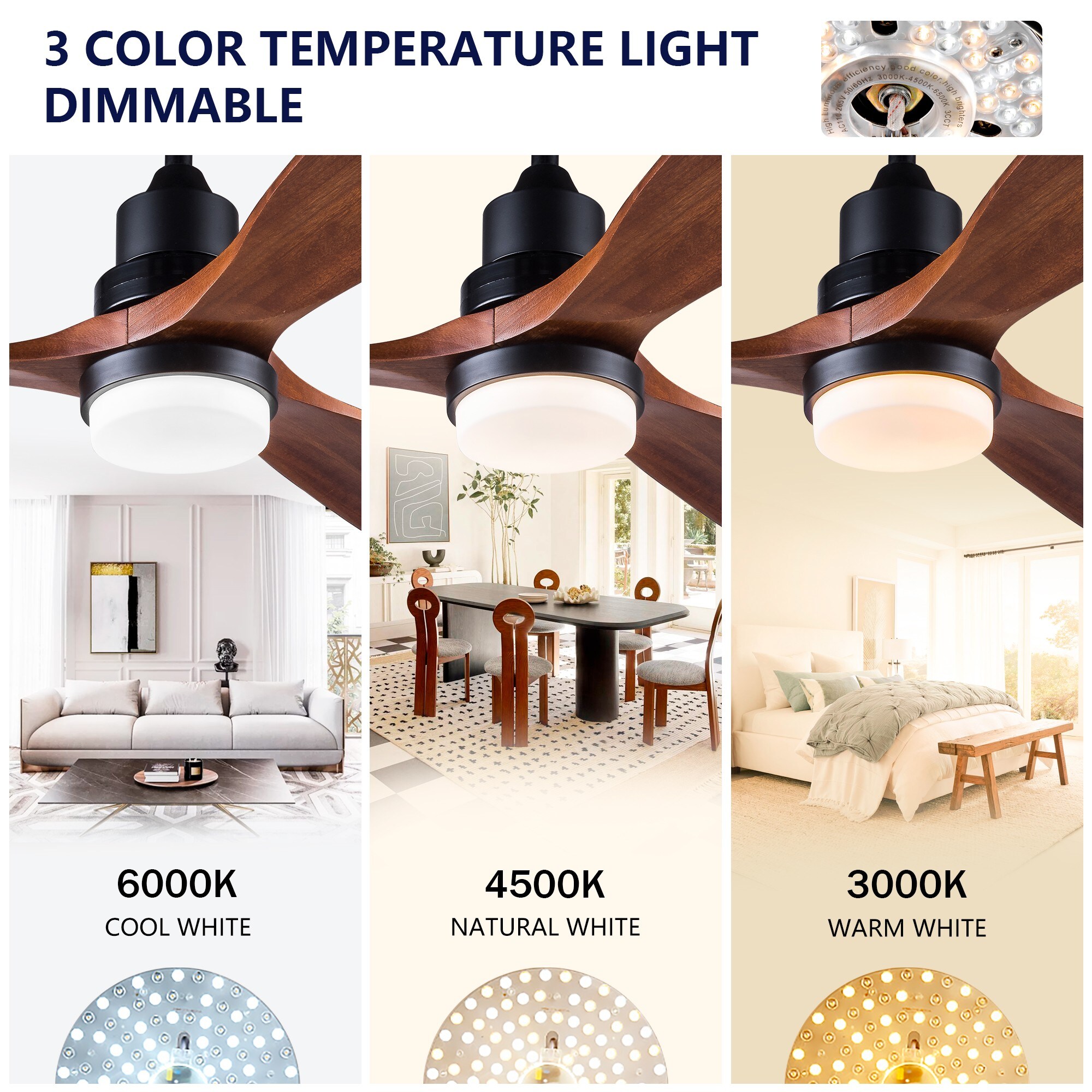 Cuschoice LWFQX-9-SPP Ceiling-Fans - View #3