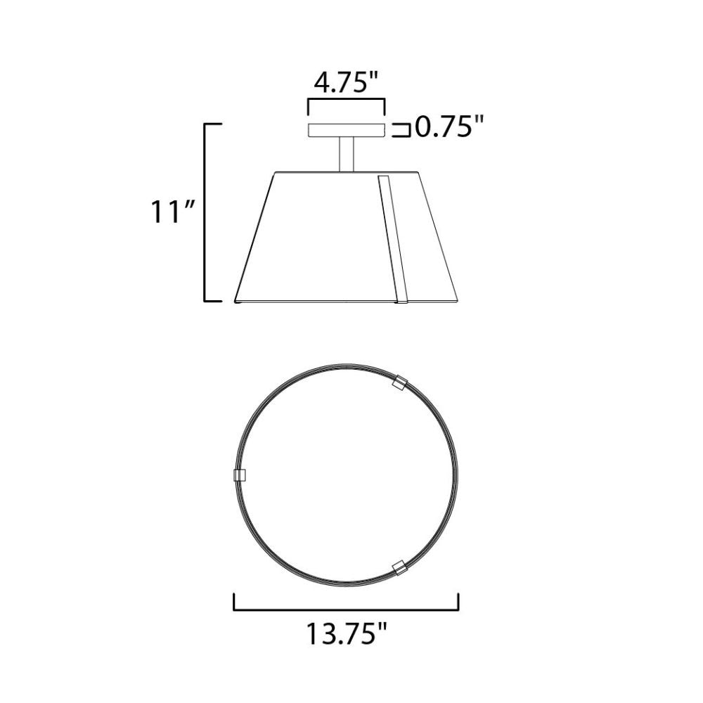 Maxim Lighting A-MX-25170DBZHR flushmounts - View #3